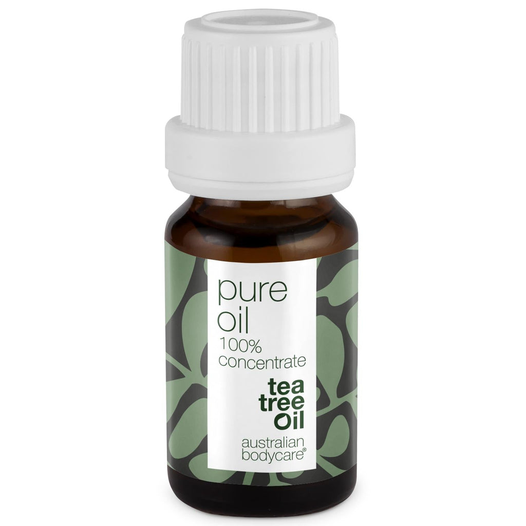 Koncentreret Tea Tree Oil til hudproblemer —  100% naturlig og ufortyndet Tea Tree Oil fra Australien