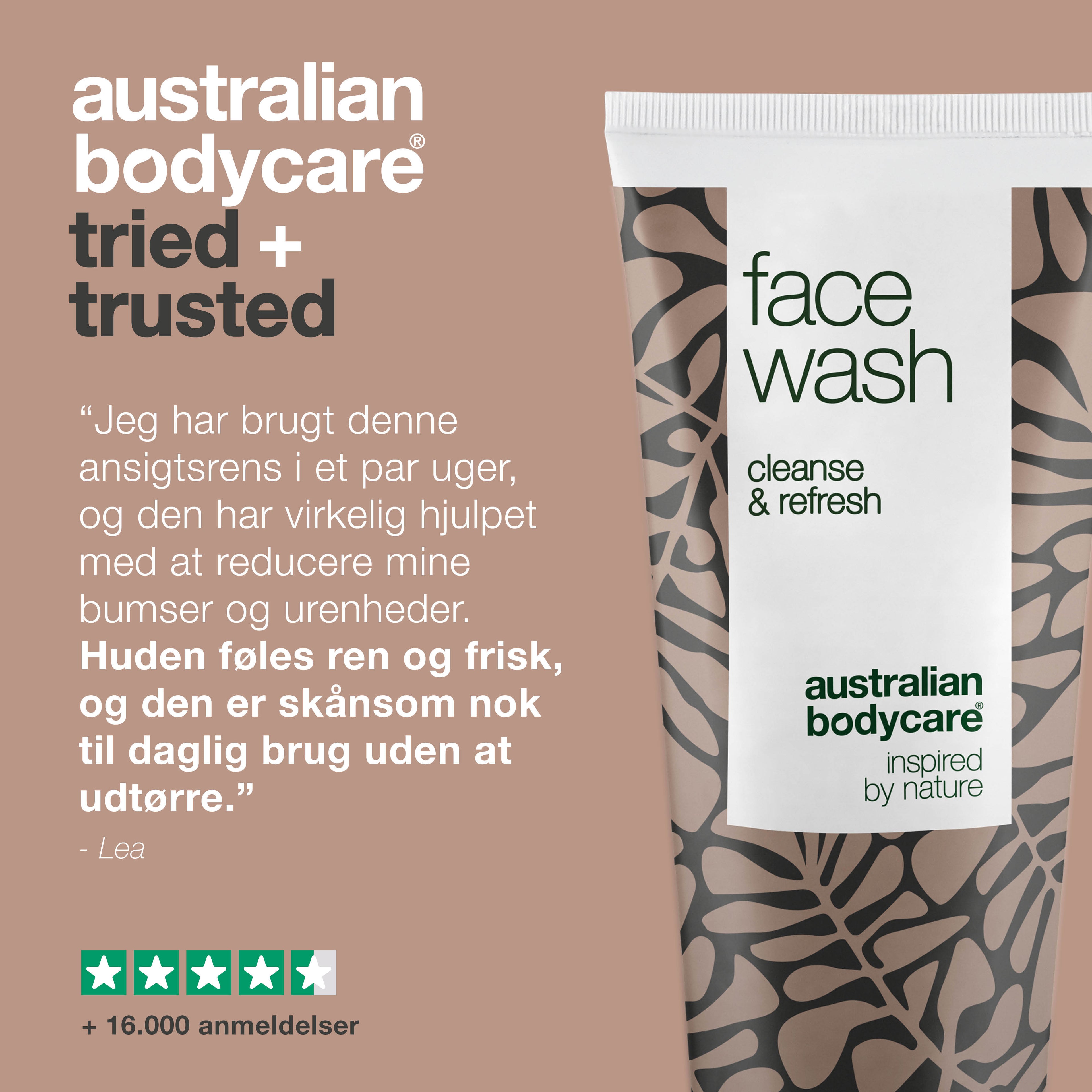 Ansigtsrens til bumser og uren hud — Daglig ansigtsvask til fedtet og uren hud til både mænd og kvinder