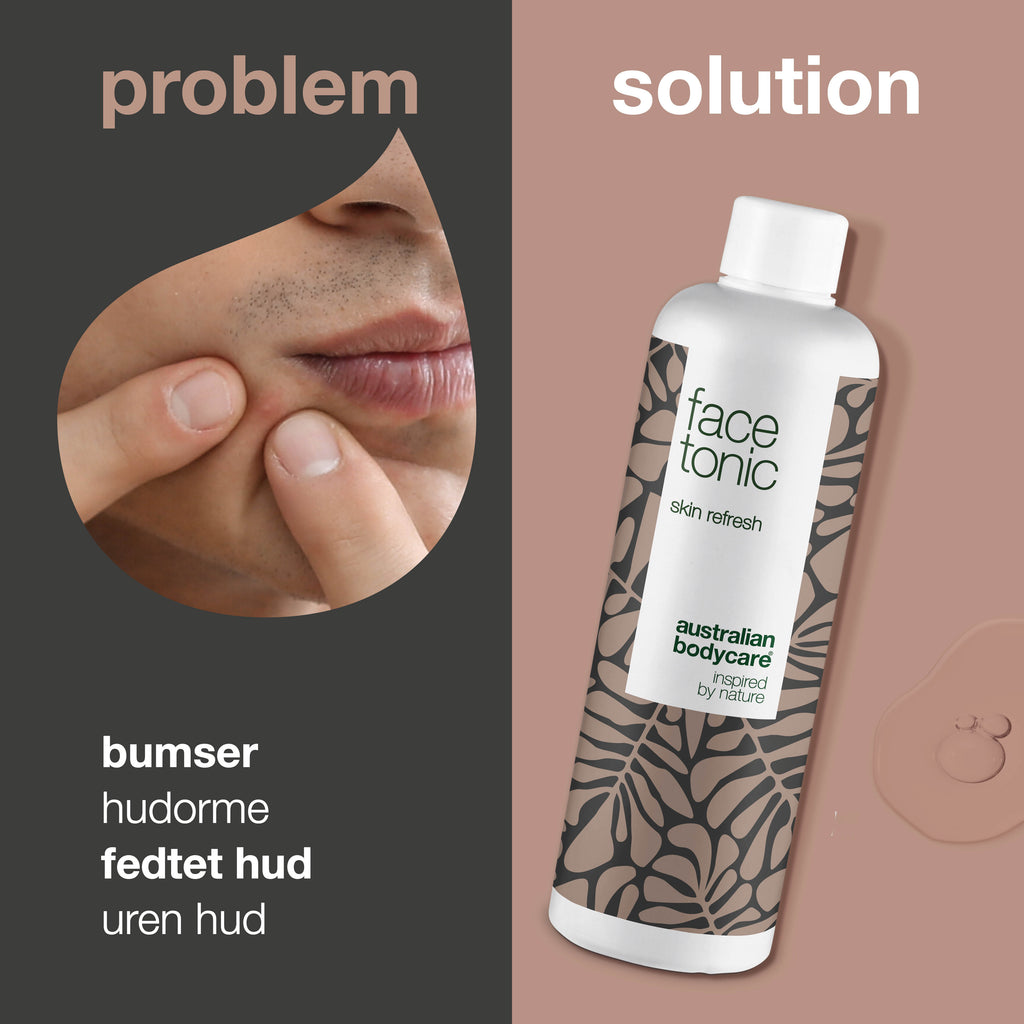 Skin tonic til daglig dybderens — Dybderensende tonic med Tea Tree Oil mod bumser og hudorme