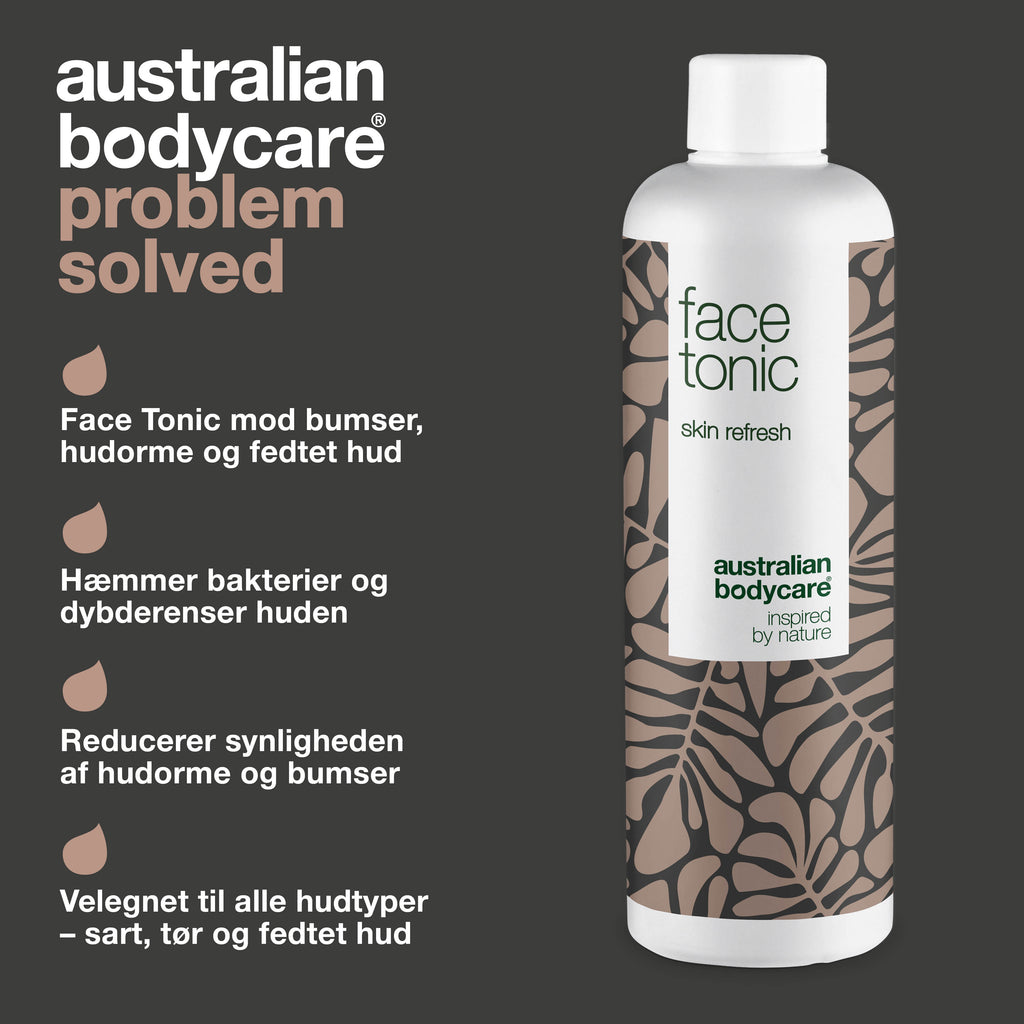 Skin tonic til daglig dybderens — Dybderensende tonic med Tea Tree Oil mod bumser og hudorme