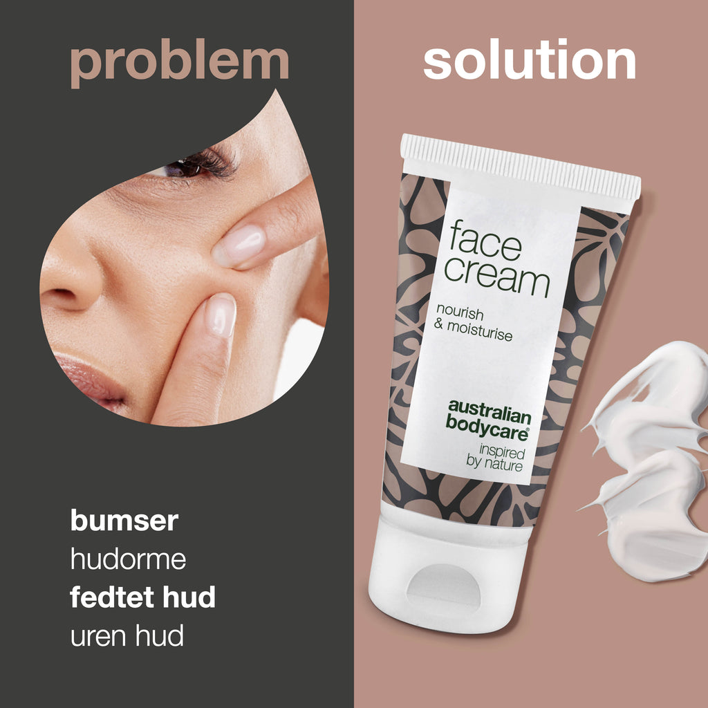 Dagcreme til tør hud — Ansigtscreme til tør hud og ved bumser