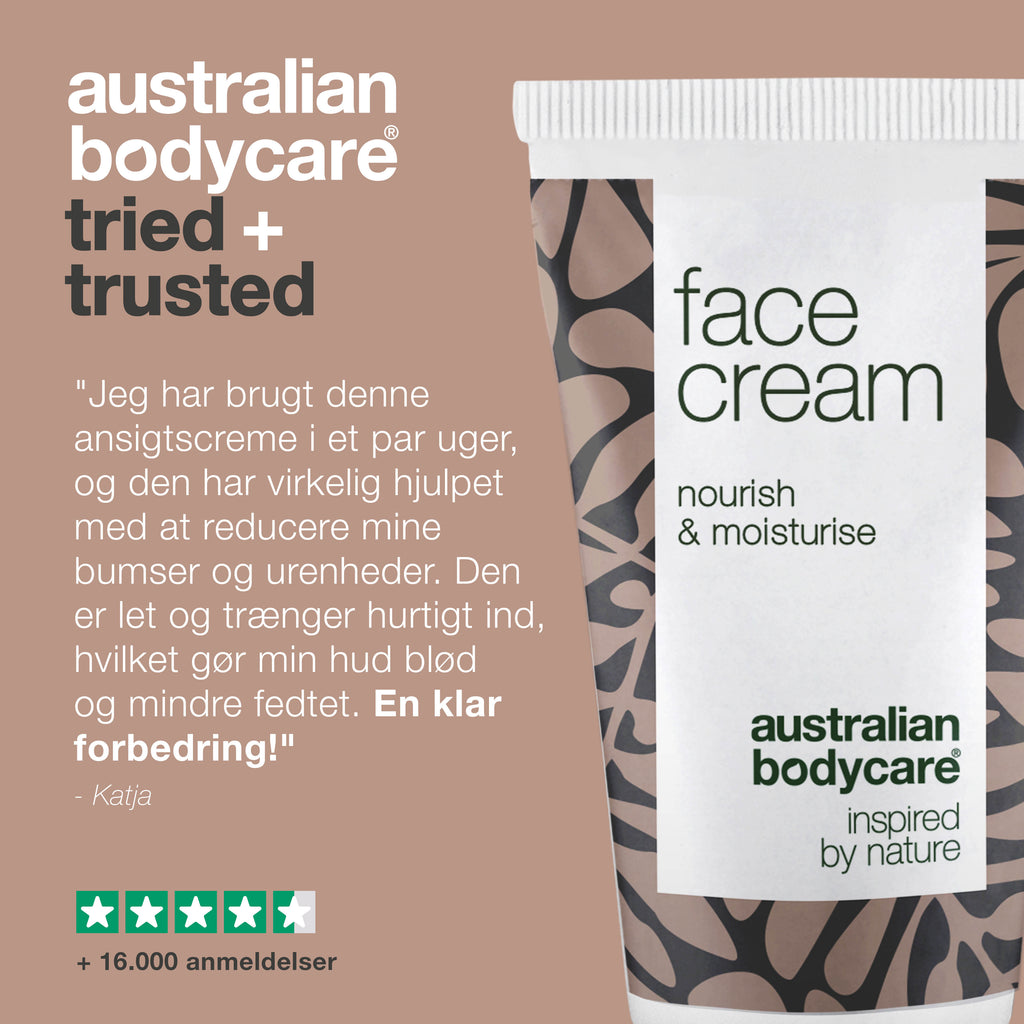 Dagcreme til tør hud — Ansigtscreme til tør hud og ved bumser