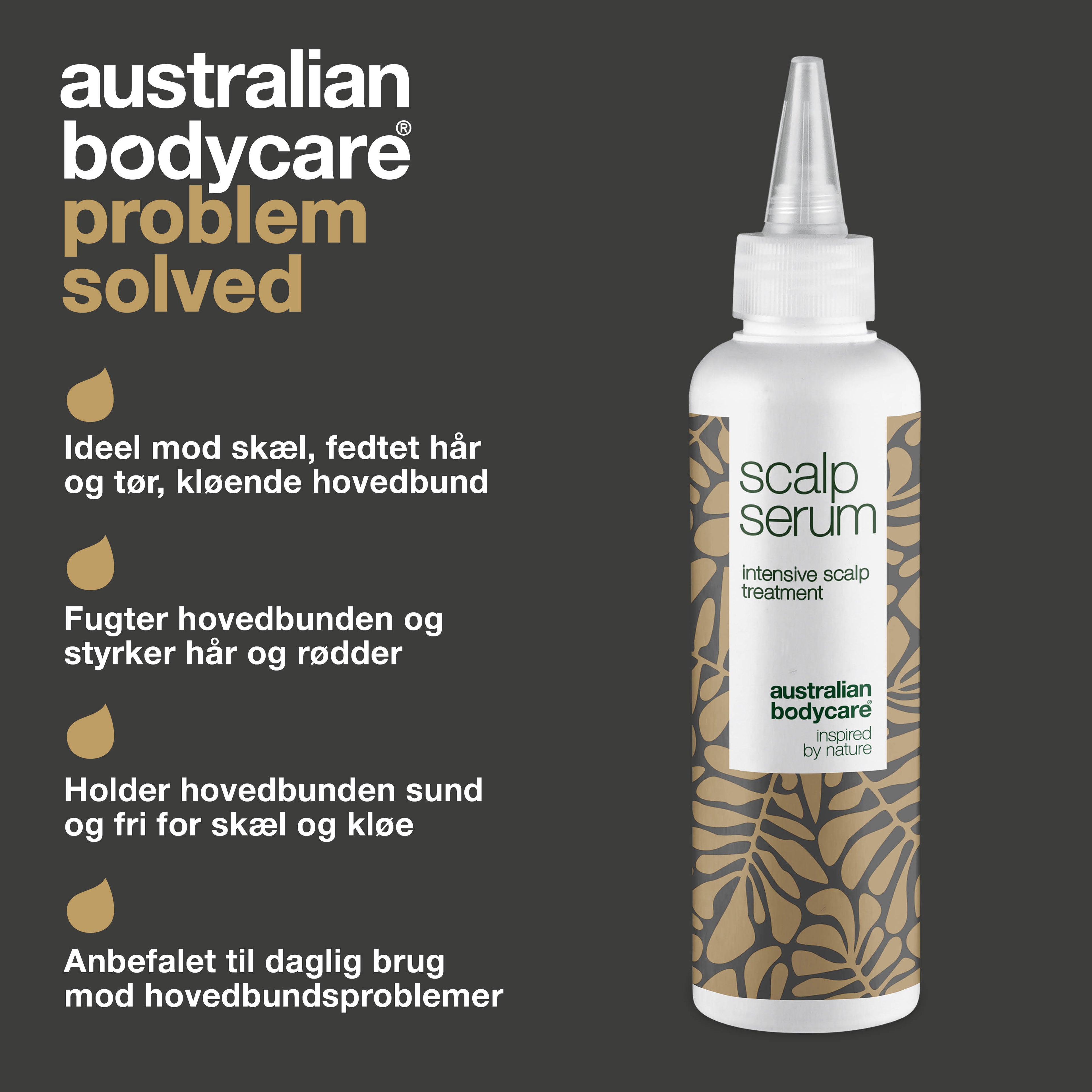 Hovedbundskur mod skæl og tør hovedbund — Serum til kløende hovedbund, fedtet hår og irritation