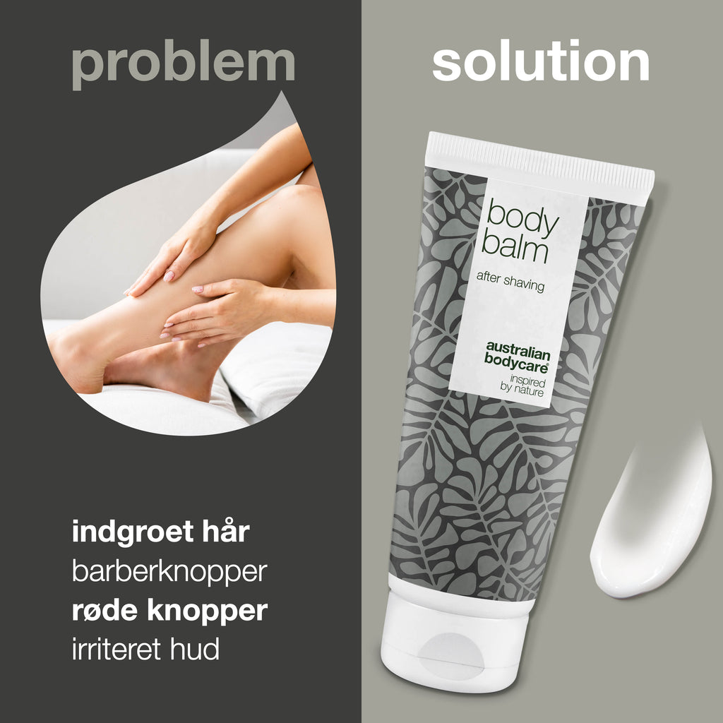 Aftershave Balm mod røde knopper efter barbering — Aftershave lotion mod indgroede hår og barberknopper