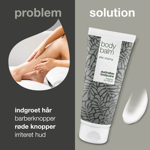 Aftershave Balm mod røde knopper efter barbering — Aftershave lotion mod indgroede hår og barberknopper
