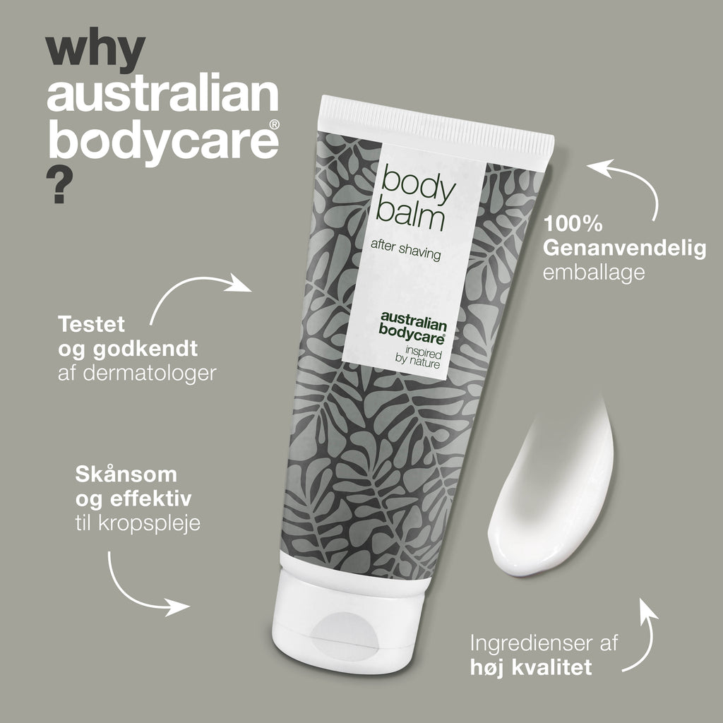 Aftershave Balm mod røde knopper efter barbering — Aftershave lotion mod indgroede hår og barberknopper