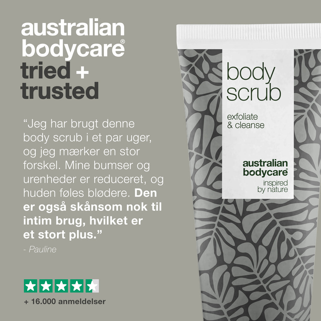 Body Scrub til bumser og uren hud
