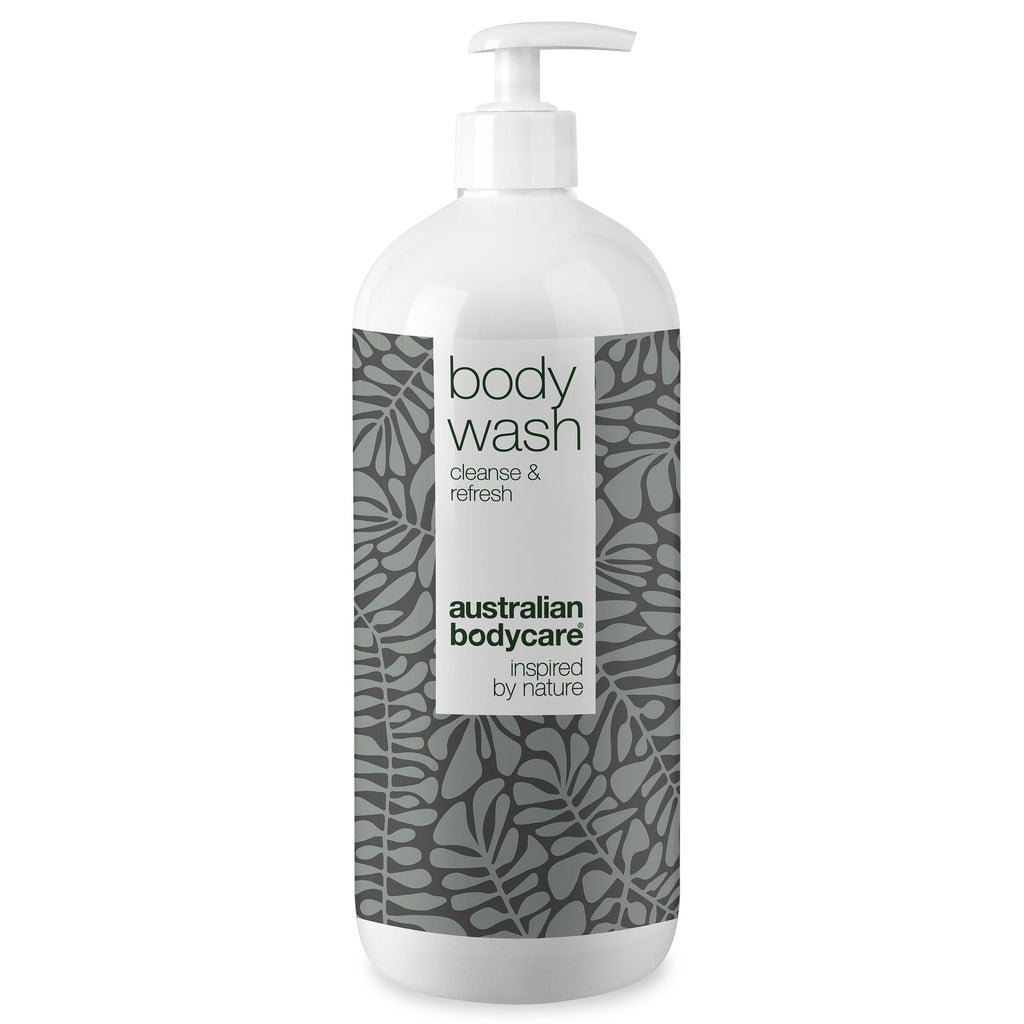 Body Wash med Tea Tree Oil — Showergel til daglig pleje og mod bumser og uren hud på kroppen