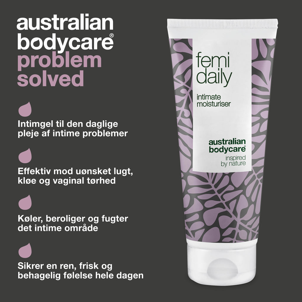 Femi Daily intim gel mod kløe, lugt og tørhed — Intimgel til daglig pleje af intimproblemer