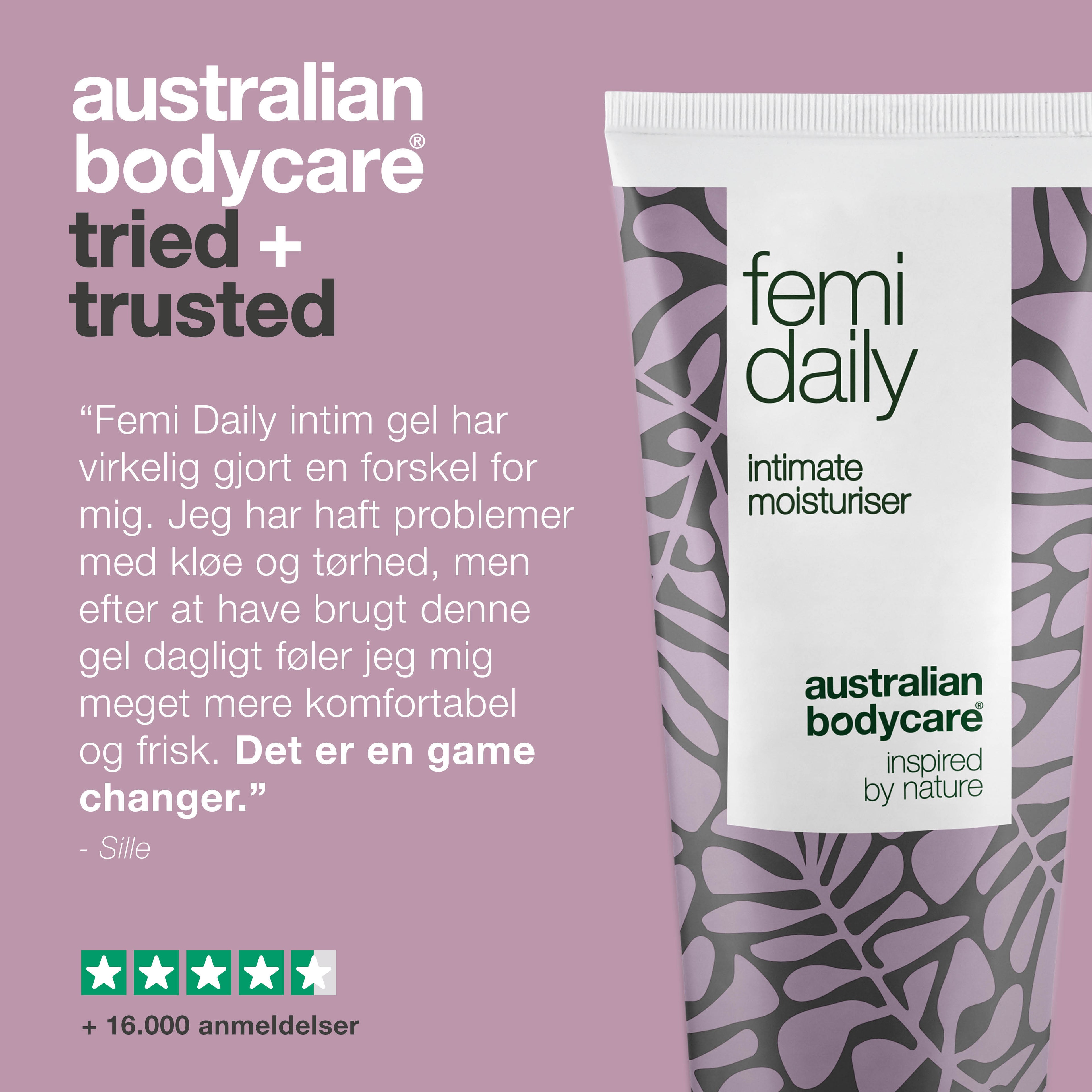 Femi Daily intim gel mod kløe, lugt og tørhed — Intimgel til daglig pleje af intimproblemer