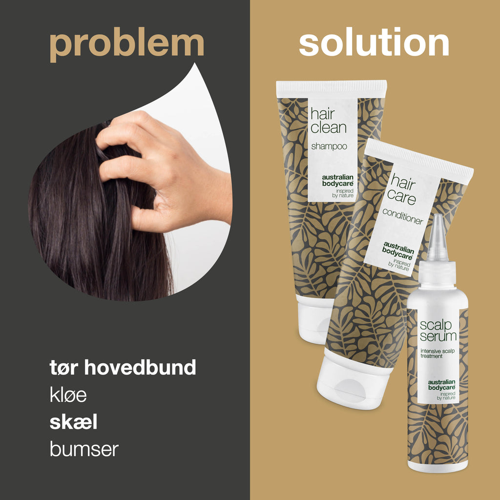 Hovedbundspakken — Alt du skal bruge til tør hovedbund eller skæl samlet i én pakke