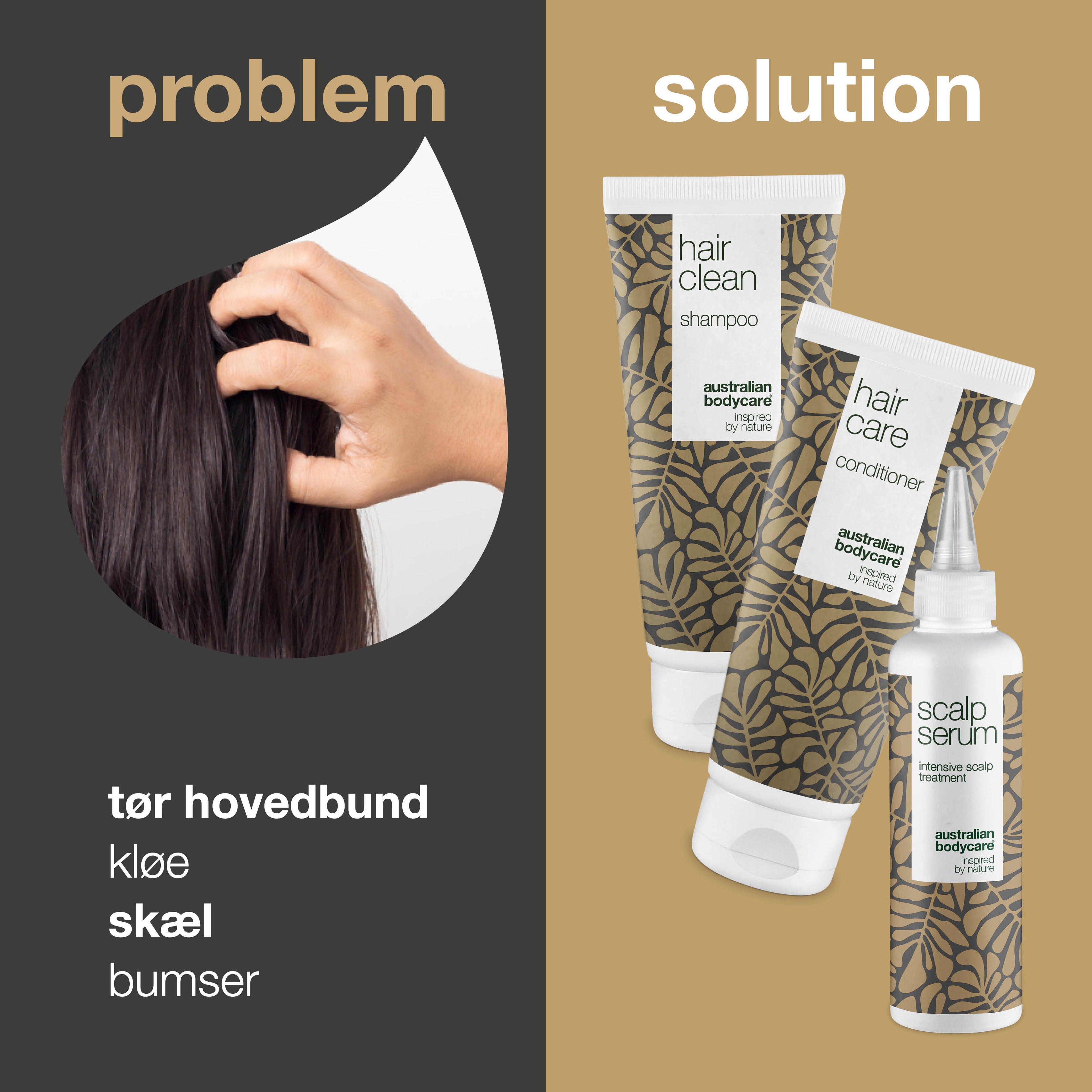 Hovedbundspakken — Alt du skal bruge til tør hovedbund eller skæl samlet i én pakke