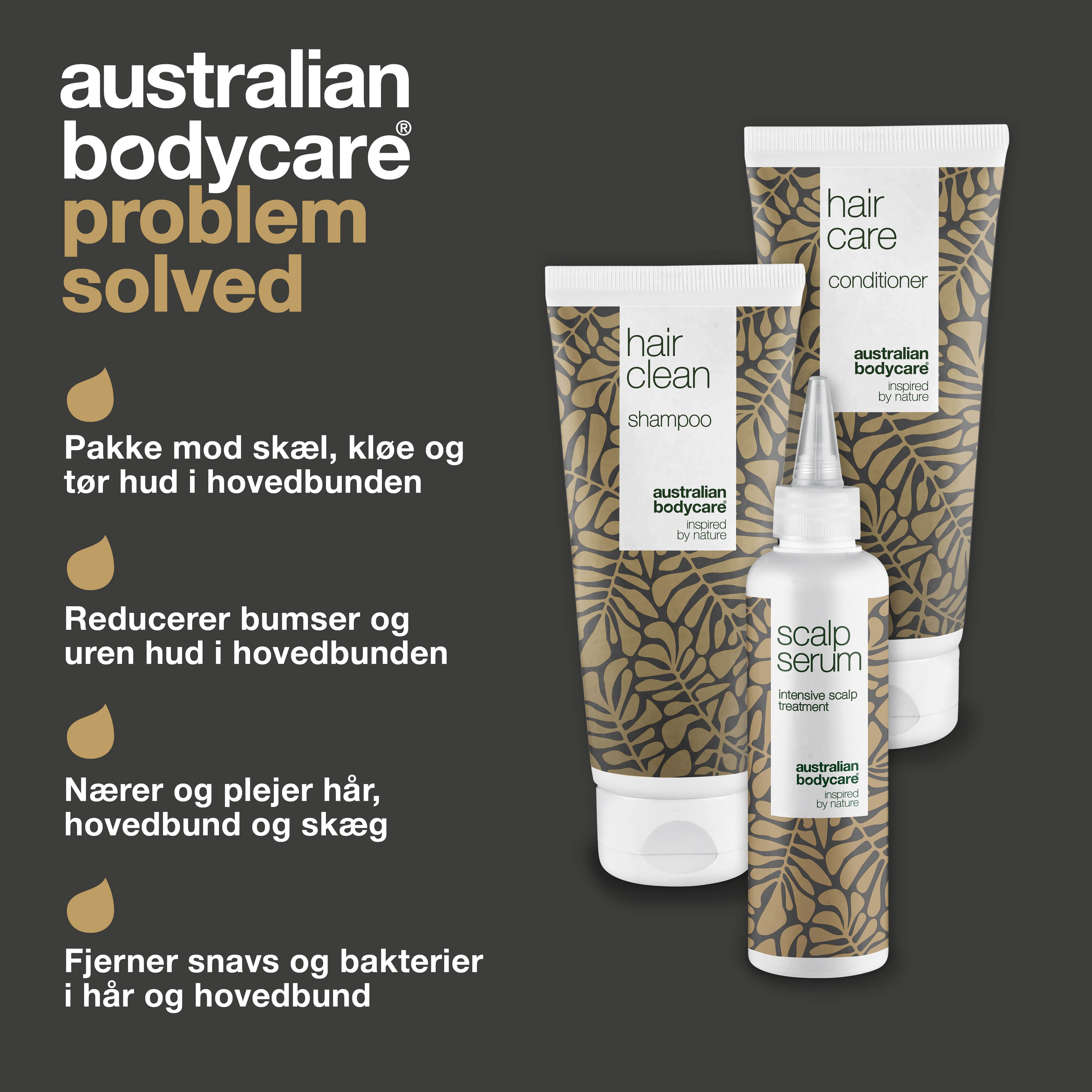 Hovedbundspakken — Alt du skal bruge til tør hovedbund eller skæl samlet i én pakke