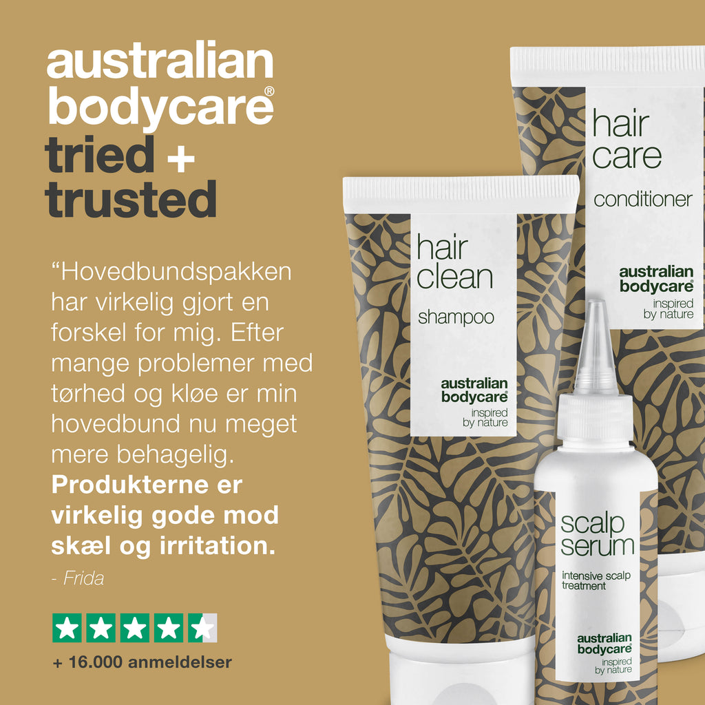 Hovedbundspakken — Alt du skal bruge til tør hovedbund eller skæl samlet i én pakke