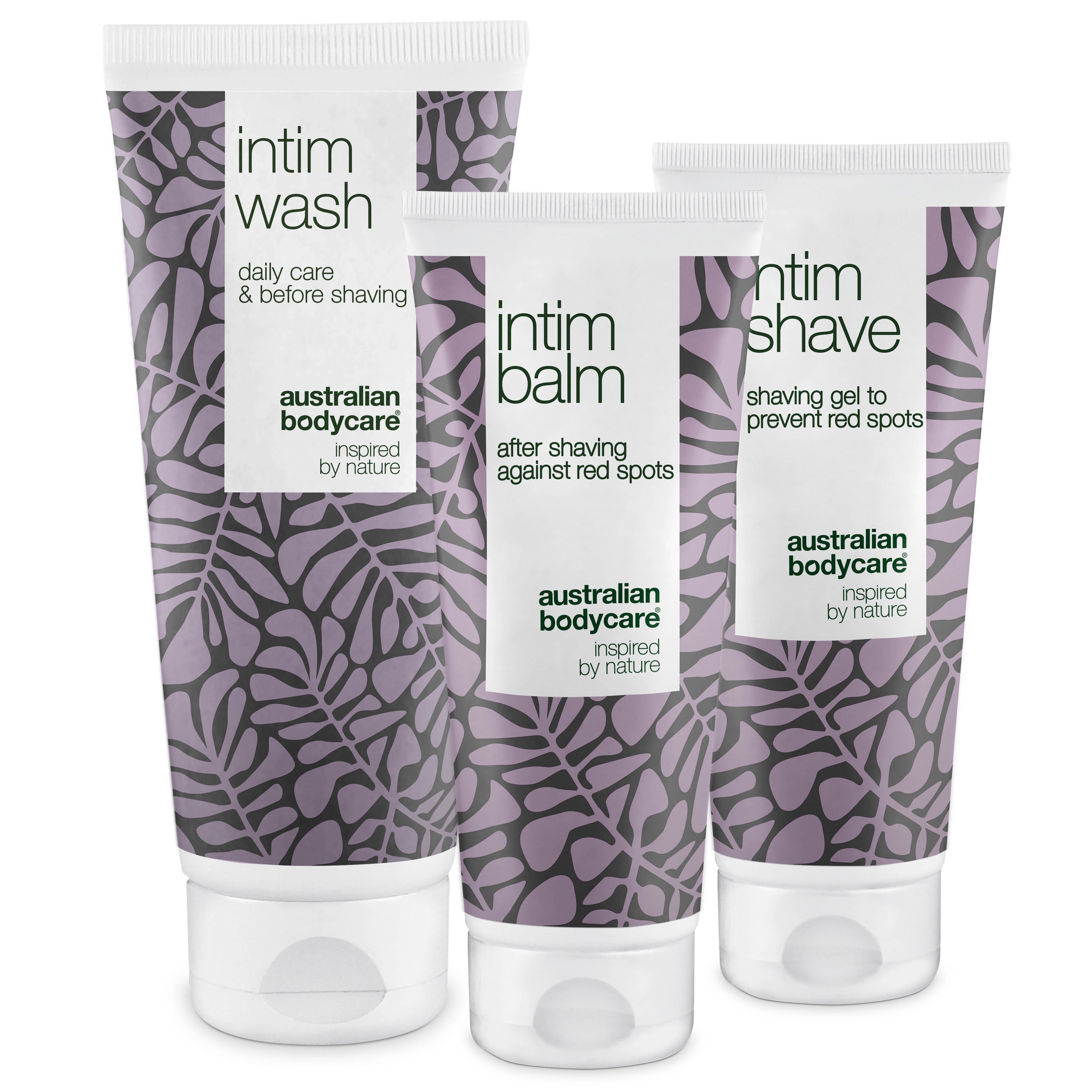 Intimbarberingspakke mod røde barberknopper — 3 produkter til intimbarbering mod indgroede hår
