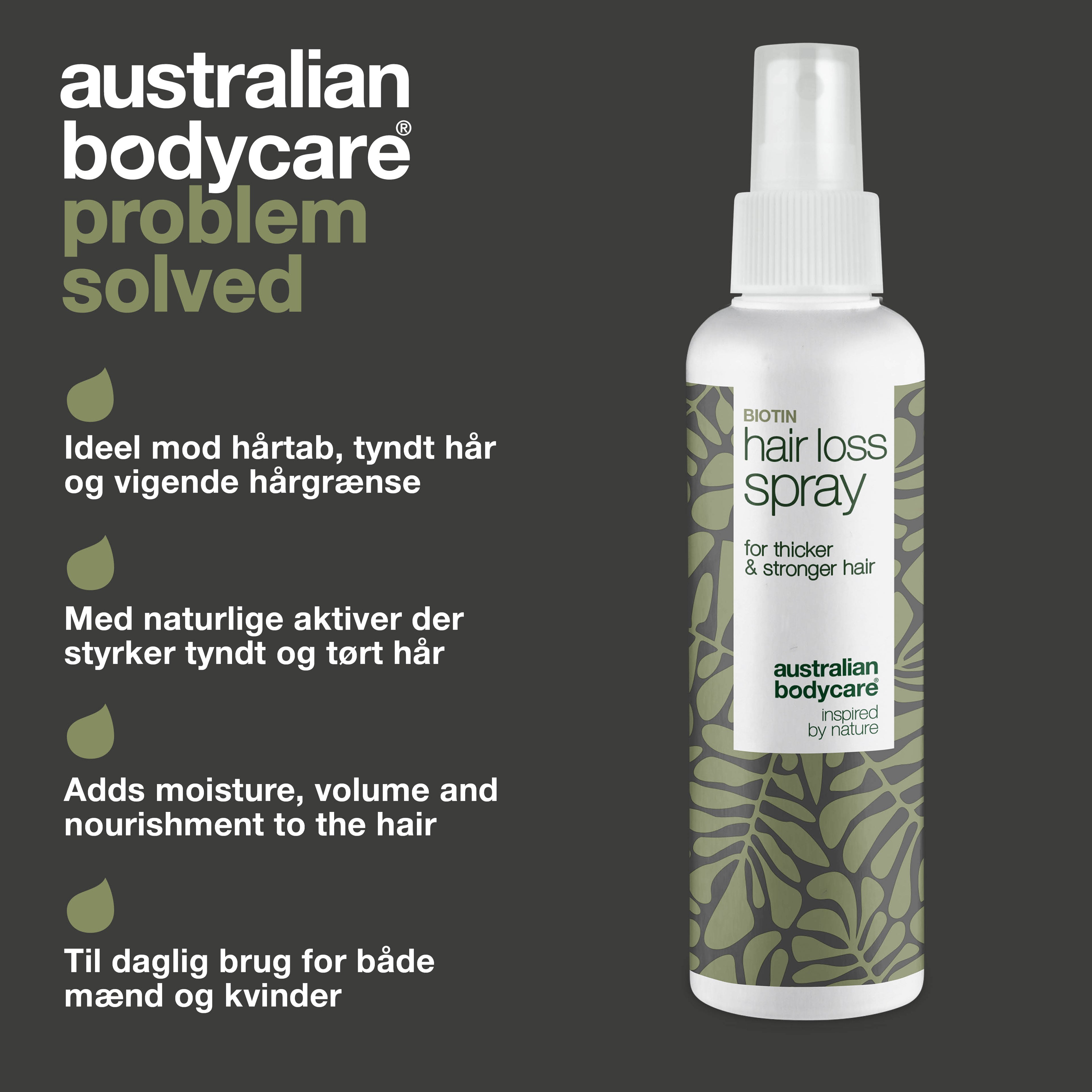 Hårspray ved hårtab – Styrker og beskytter tyndt hår — Hårspray til fint hår reducerer knækkede hårstrå og tilfører fylde. Med koffein, Capilia Longa, amarant-ekstrakt, panthenol og arginin.