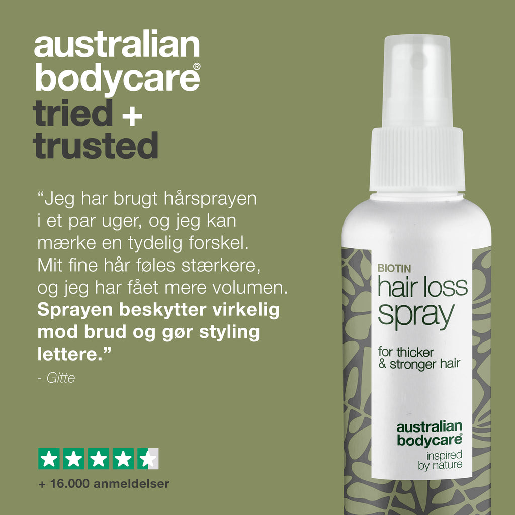 Hårspray ved hårtab – Styrker og beskytter tyndt hår — Hårspray til fint hår reducerer knækkede hårstrå og tilfører fylde. Med koffein, Capilia Longa, amarant-ekstrakt, panthenol og arginin.