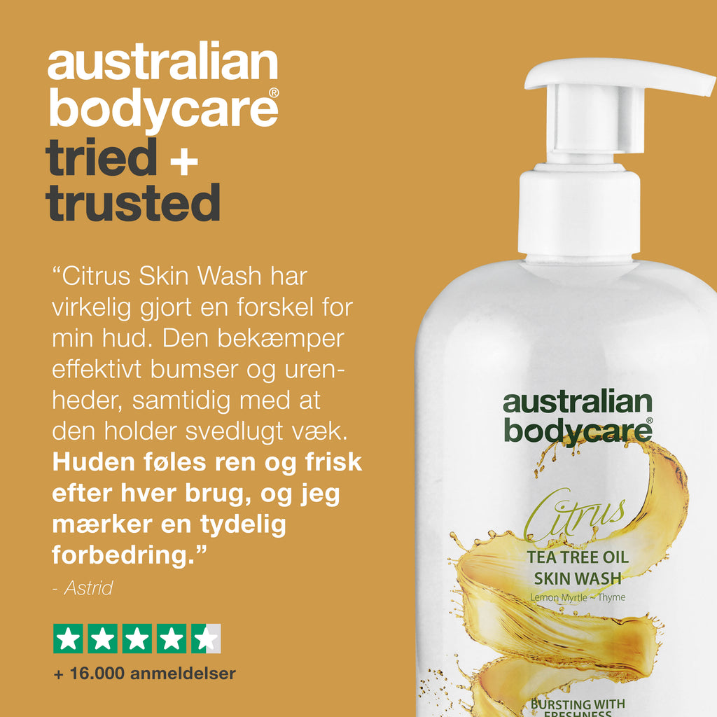 Professionel Citrus Skin Wash — Professionel body wash med Tea Tree Oil og citrus til daglig brug
