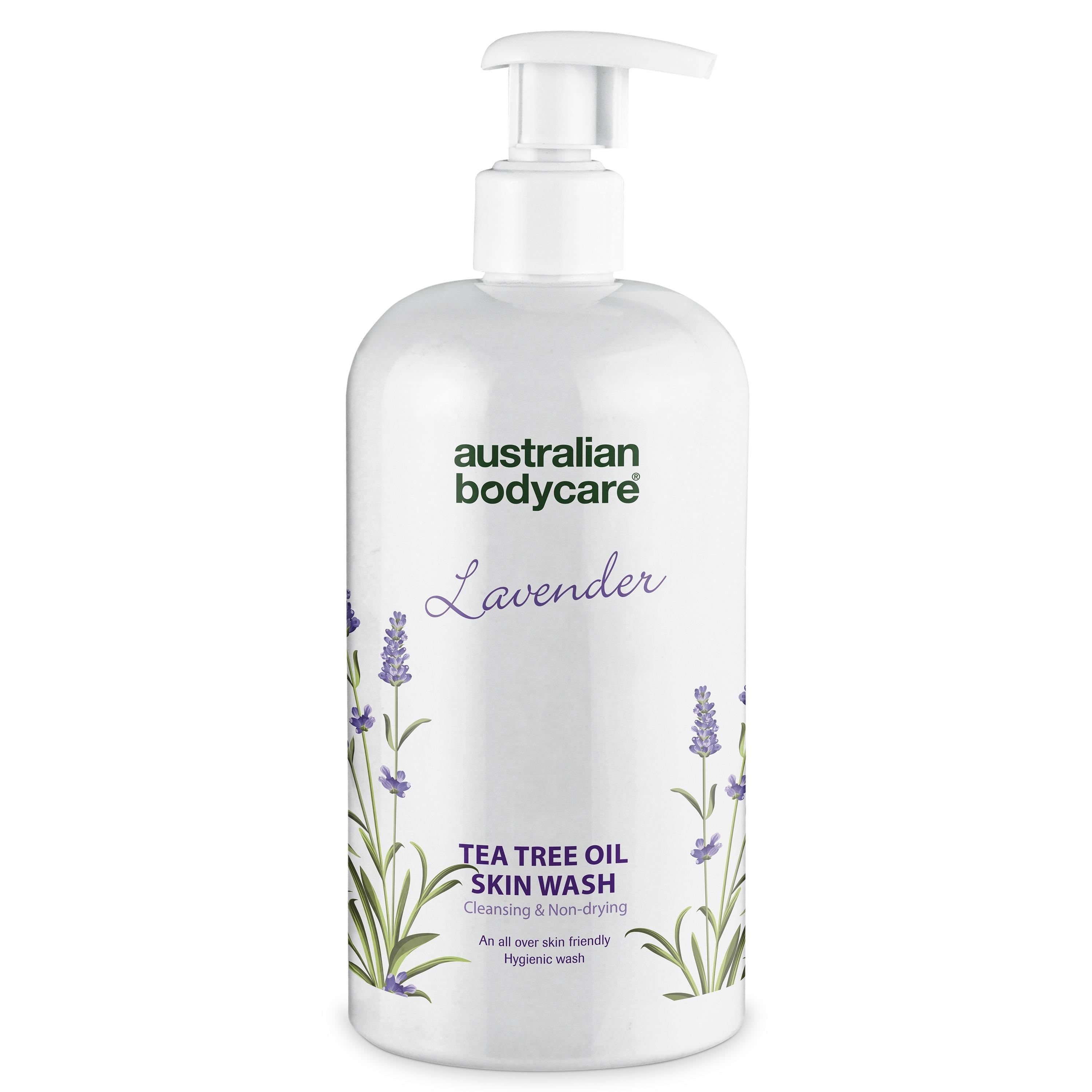 Professionel Lavendel Skin Wash — Professionel Showergel med Tea Tree Oil og Lavendel til daglig kropsvask