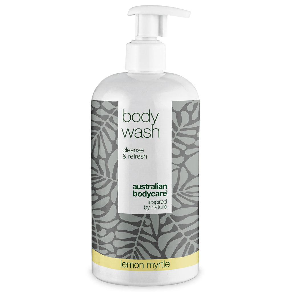 Body Wash med Tea Tree Oil — Showergel til daglig pleje og mod bumser og uren hud på kroppen