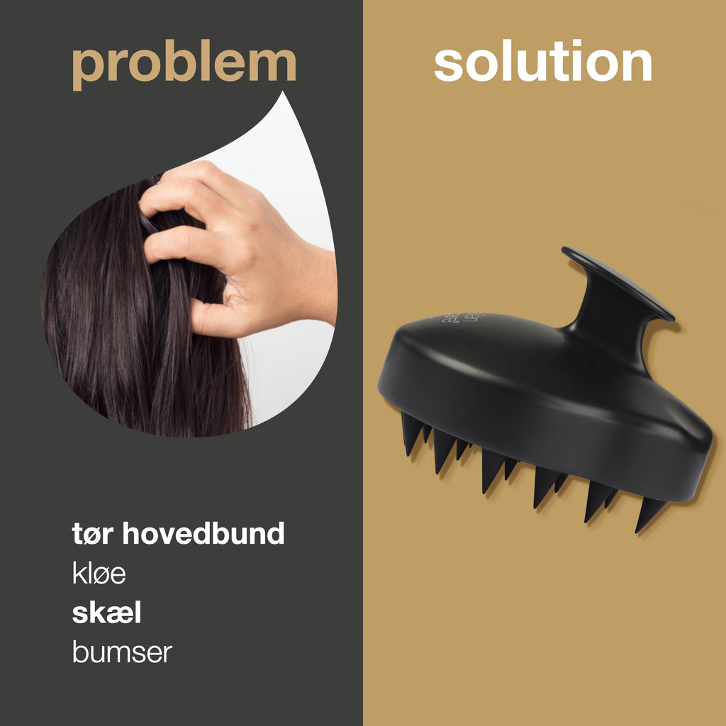 Scalp brush for dry scalp and hair loss — Scalp massage for dandruff, dry scalp and hair loss