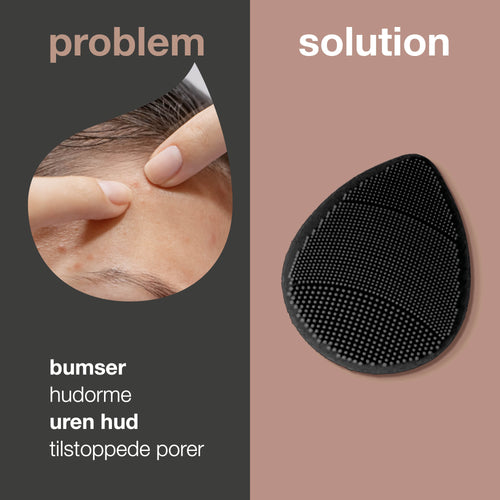 Ansigtsbørste til eksfoliering — Rensebørste til daglig rens og eksfoliering af ansigtet