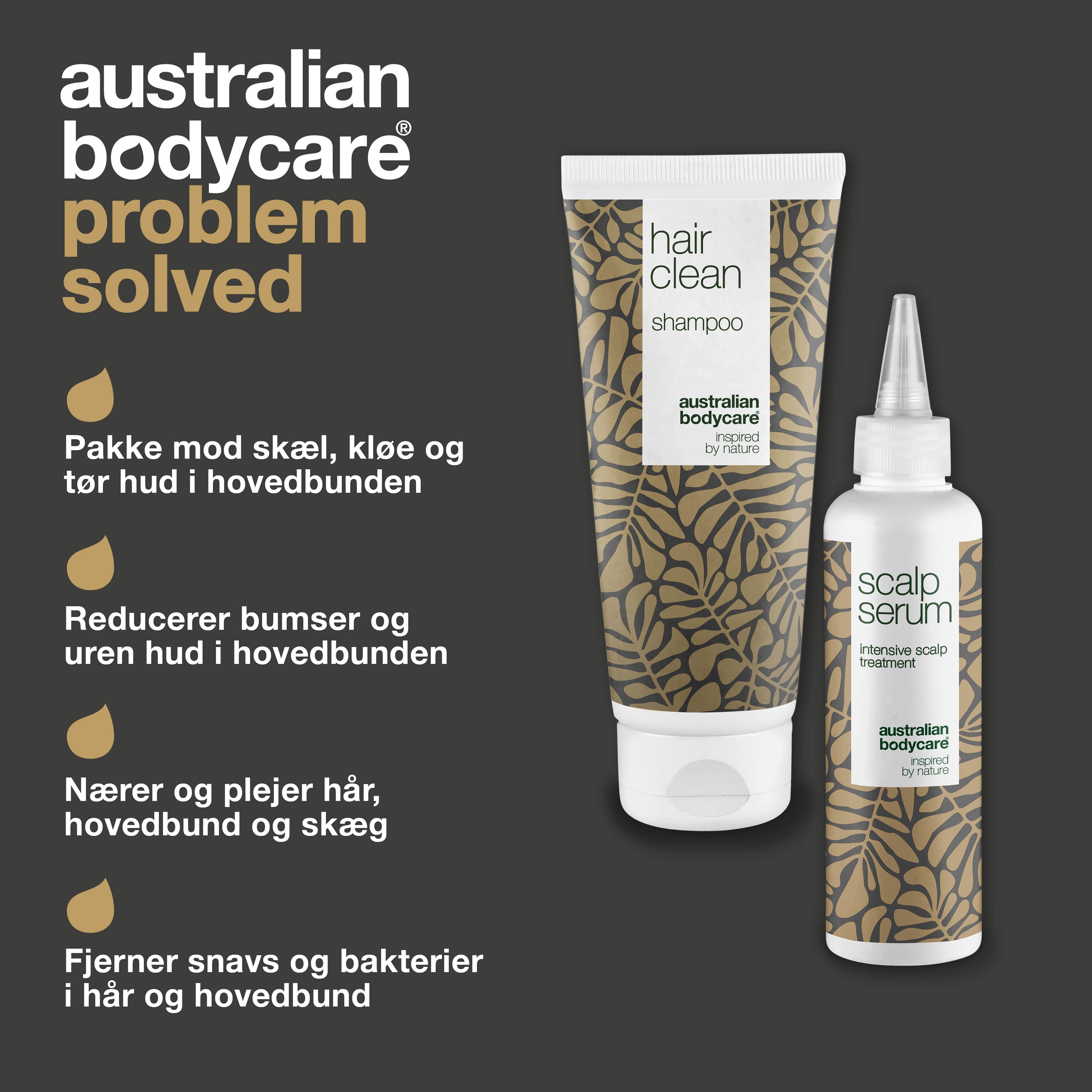 Sæt til hovedbundspleje — 2 produkter til skæl, tør og irriteret hovedbund