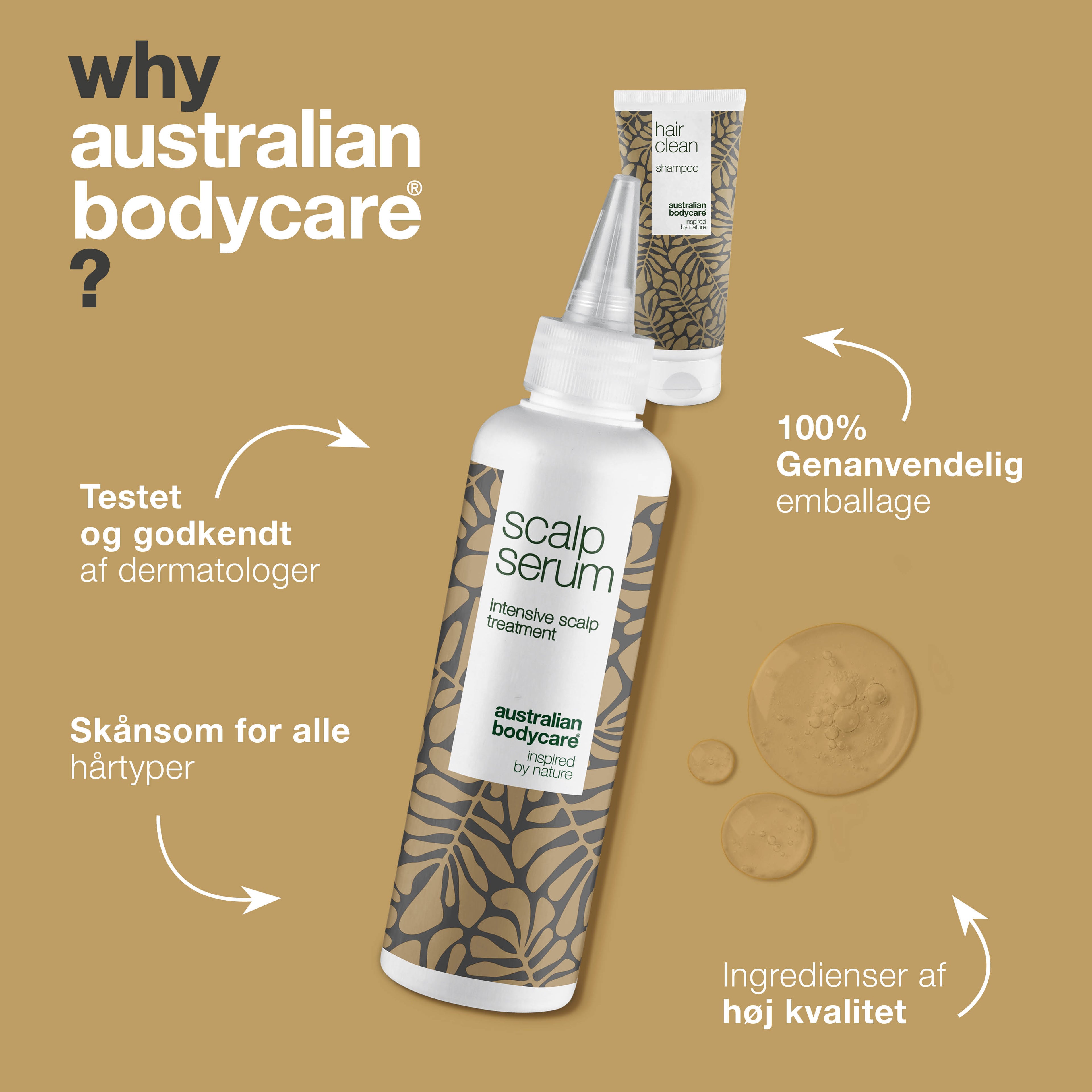 Sæt til hovedbundspleje — 2 produkter til skæl, tør og irriteret hovedbund