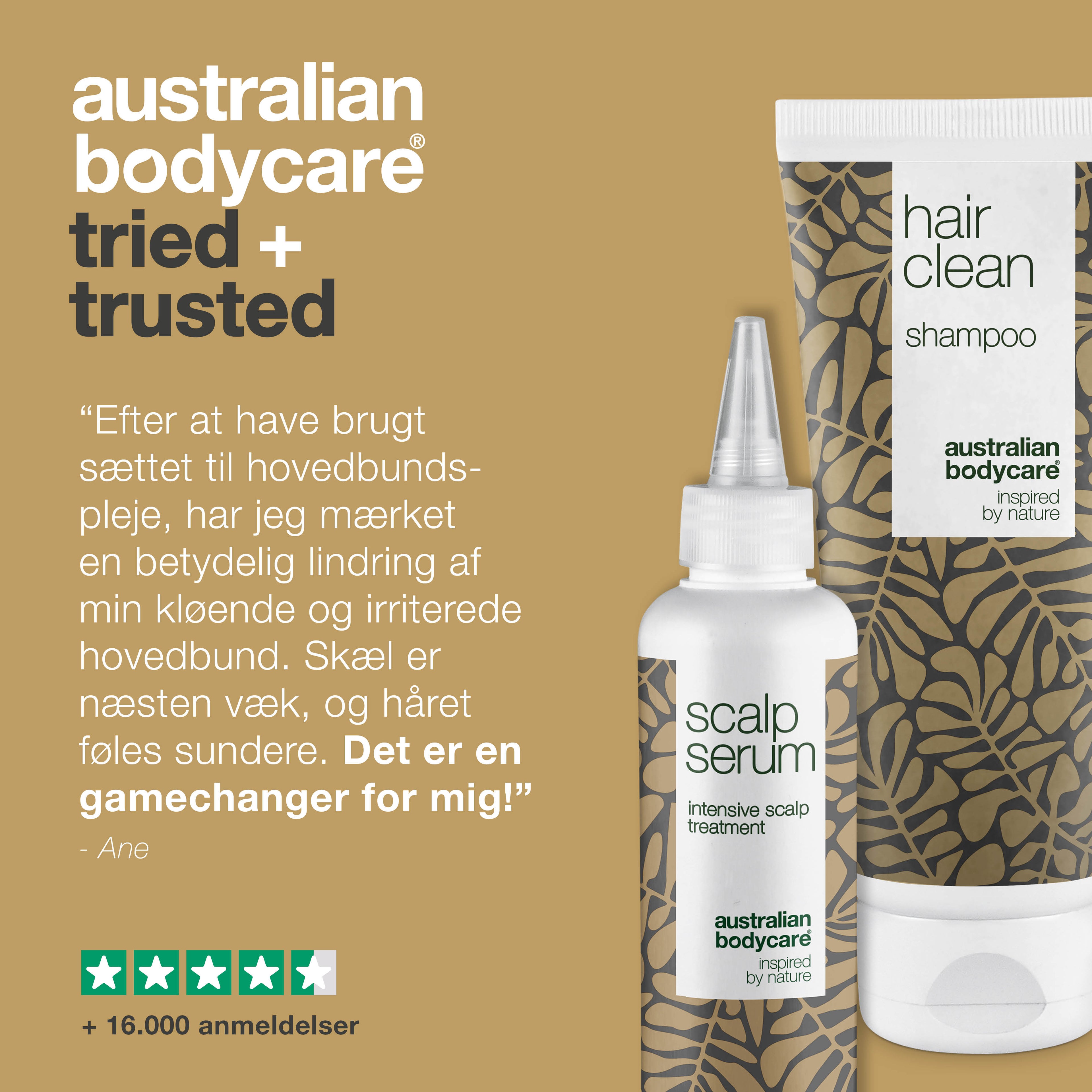 Sæt til hovedbundspleje — 2 produkter til skæl, tør og irriteret hovedbund