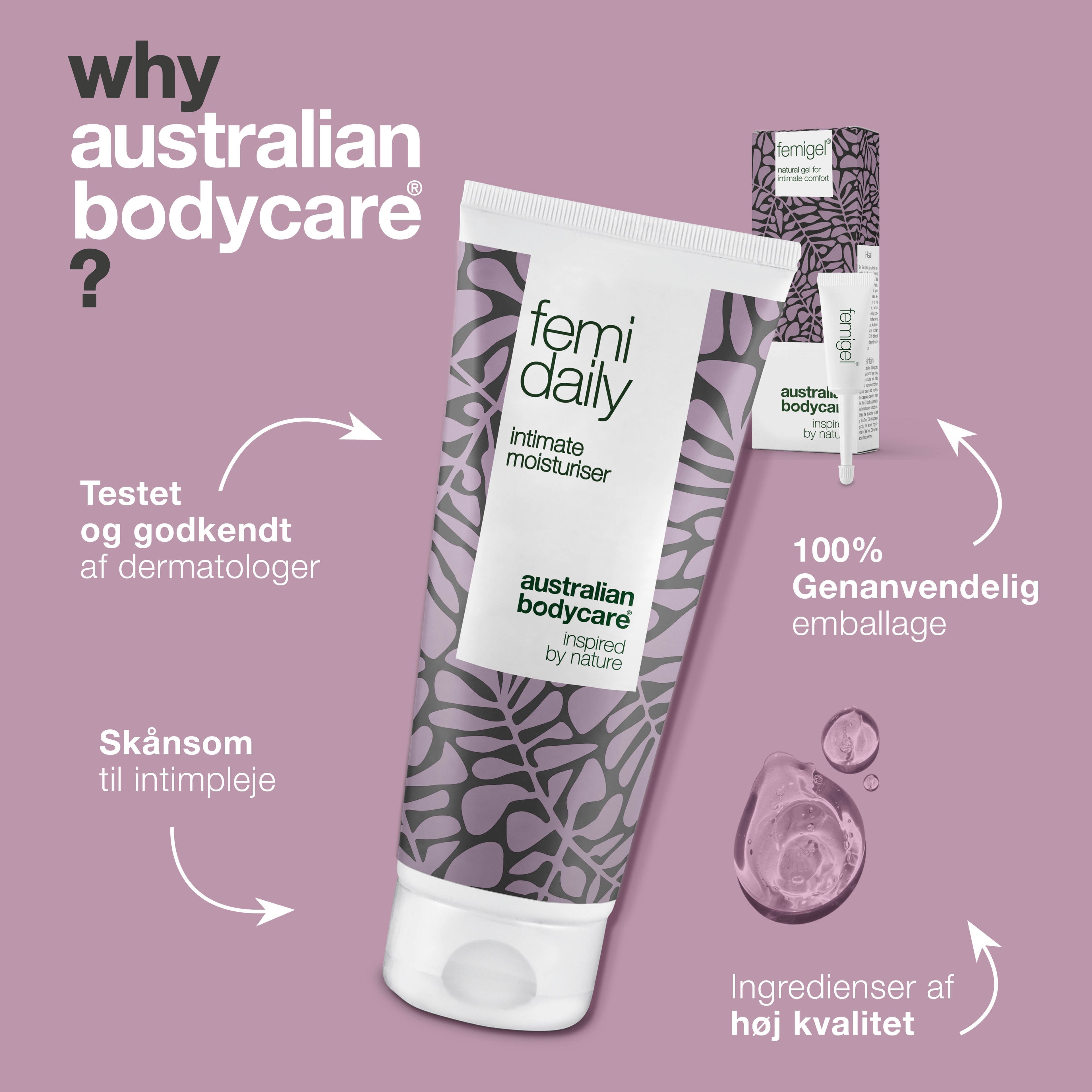 2 intimpleje produkter mod tørhed, lugt & kløe — Intimprodukter mod svie, kløe og intim irritation