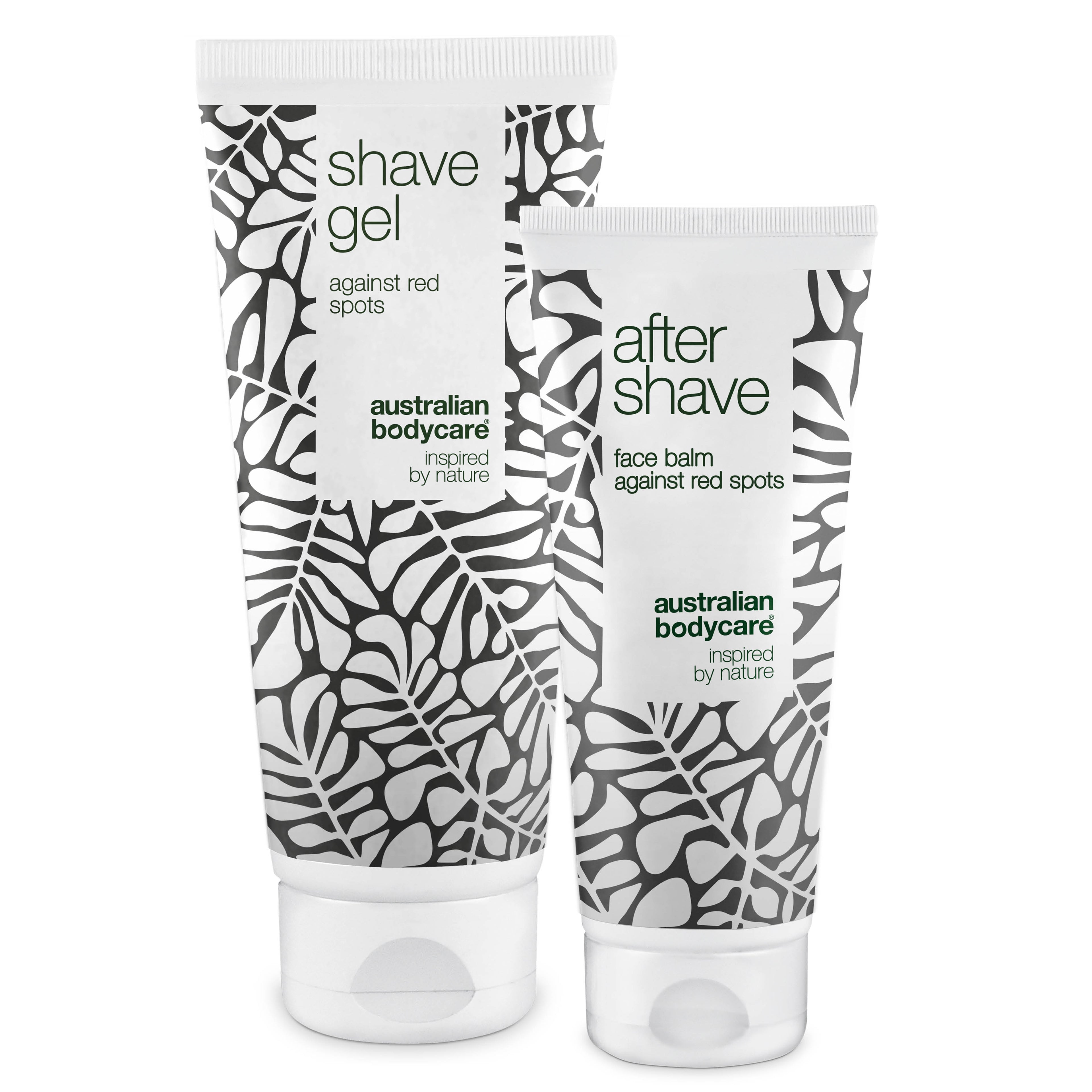 Sæt til at modvirke røde knopper efter barbering — 2 produkter mod indgroede hår og skægpest