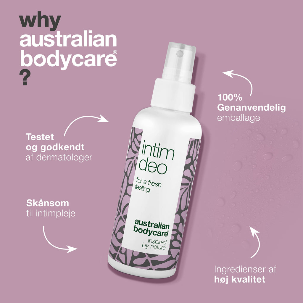 Intim Deo mod uønsket lugt — Intim deodorant modvirker lugt fra underliv og irritation i intimområdet