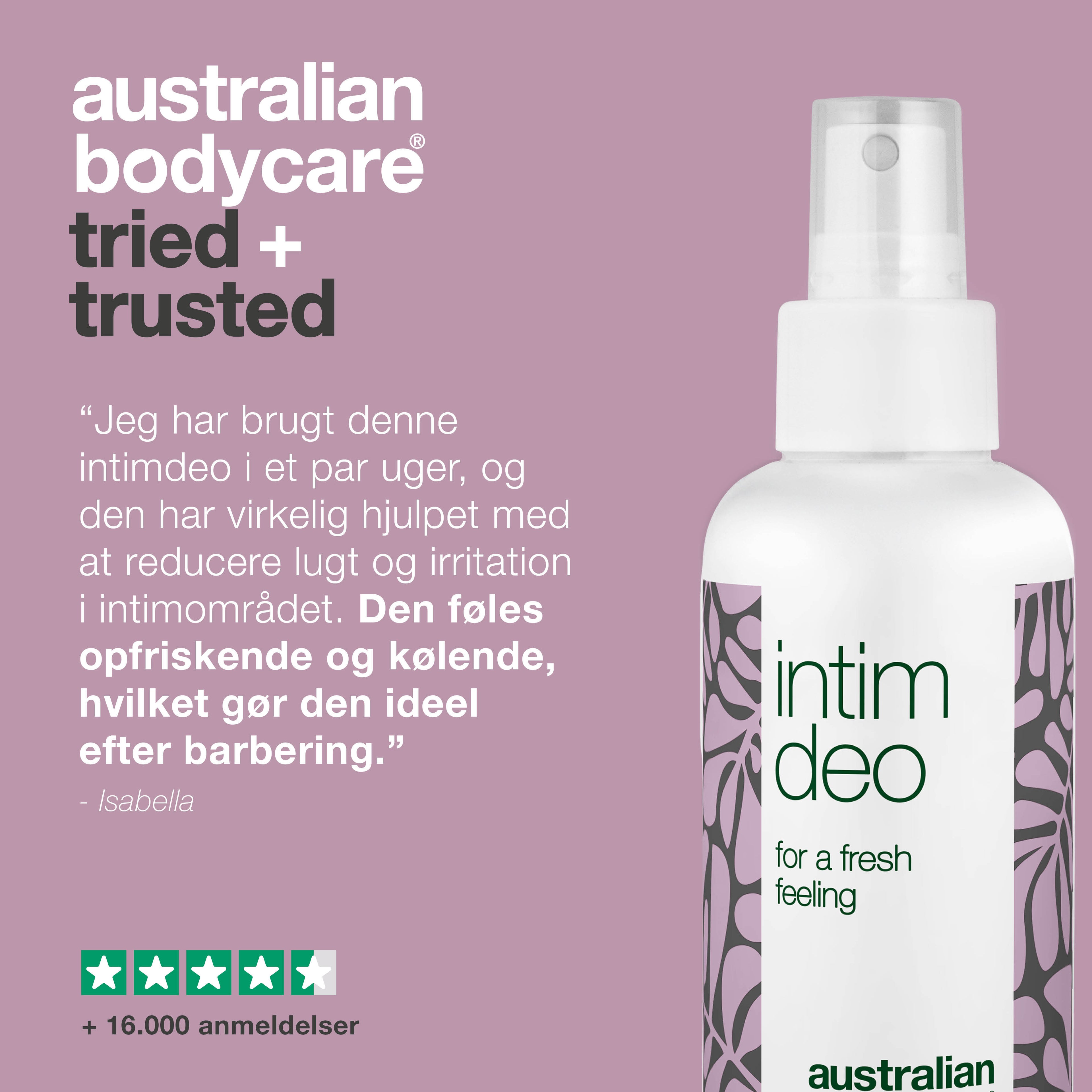 Intim Deo mod uønsket lugt — Intim deodorant modvirker lugt fra underliv og irritation i intimområdet