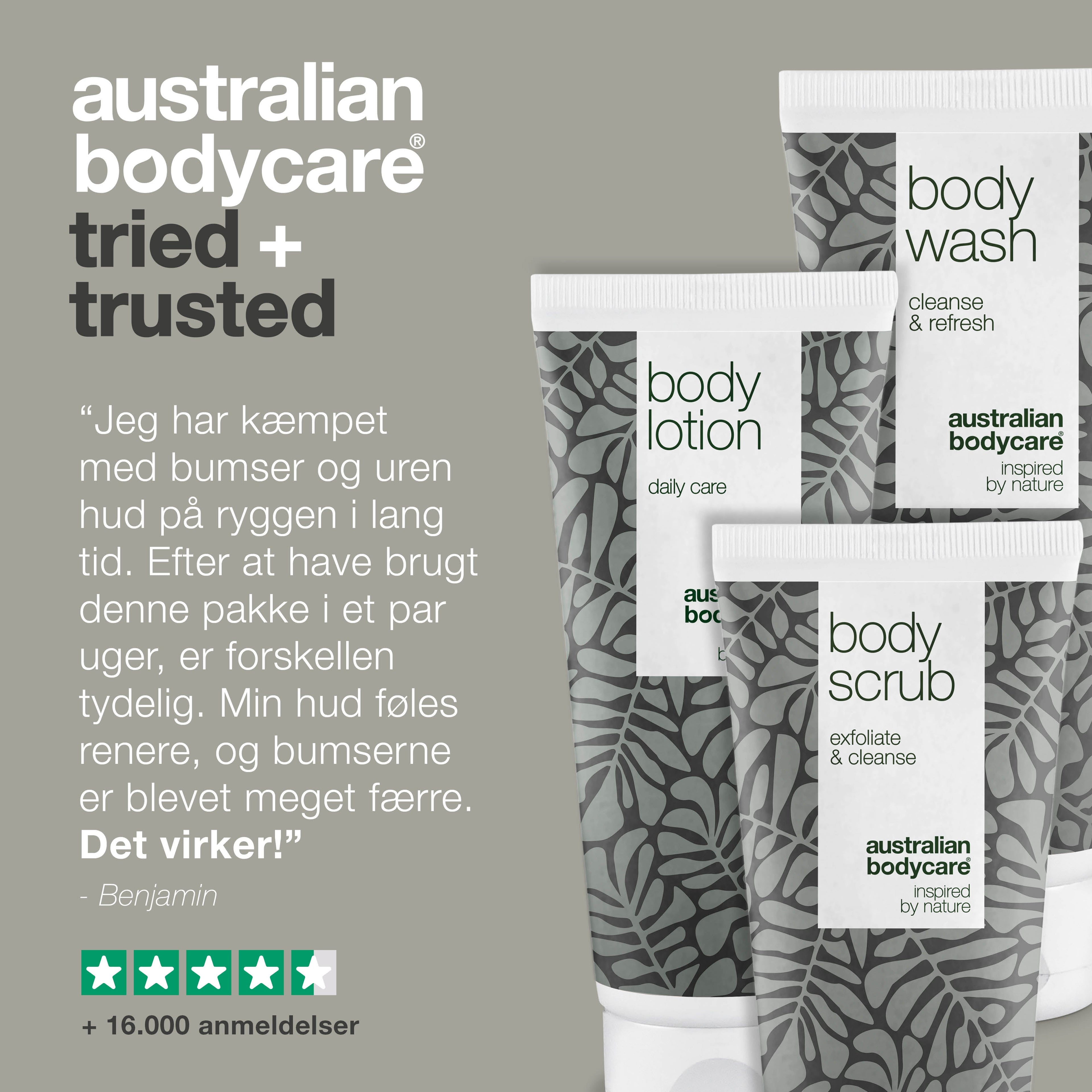 Bumser, uren hud på ryggen eller ballerne — 3 produkter med naturlig Tea Tree Oil