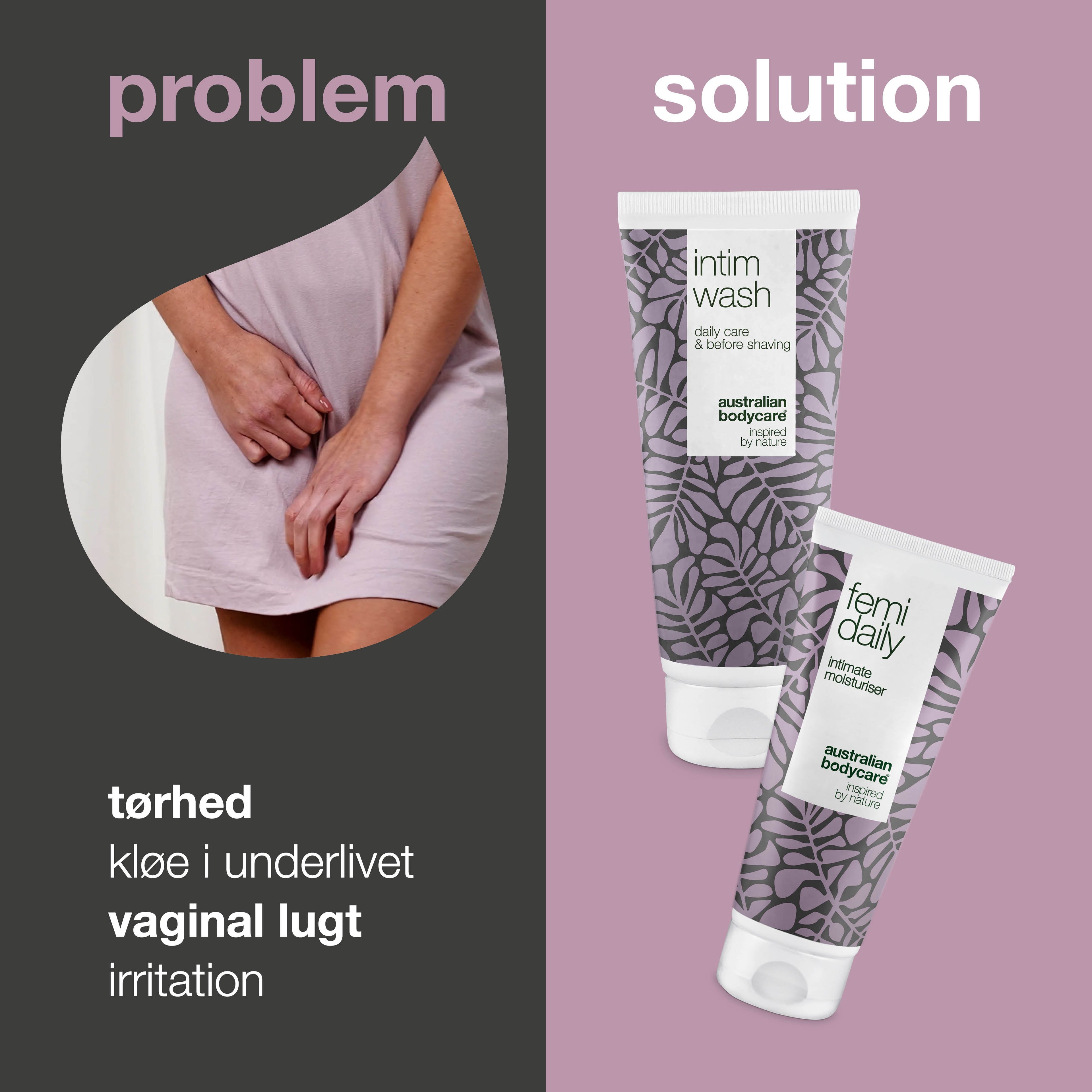 Creme & Vask til pleje ved Analkløe — 2 produkter til pleje af kløe ved endetarmen