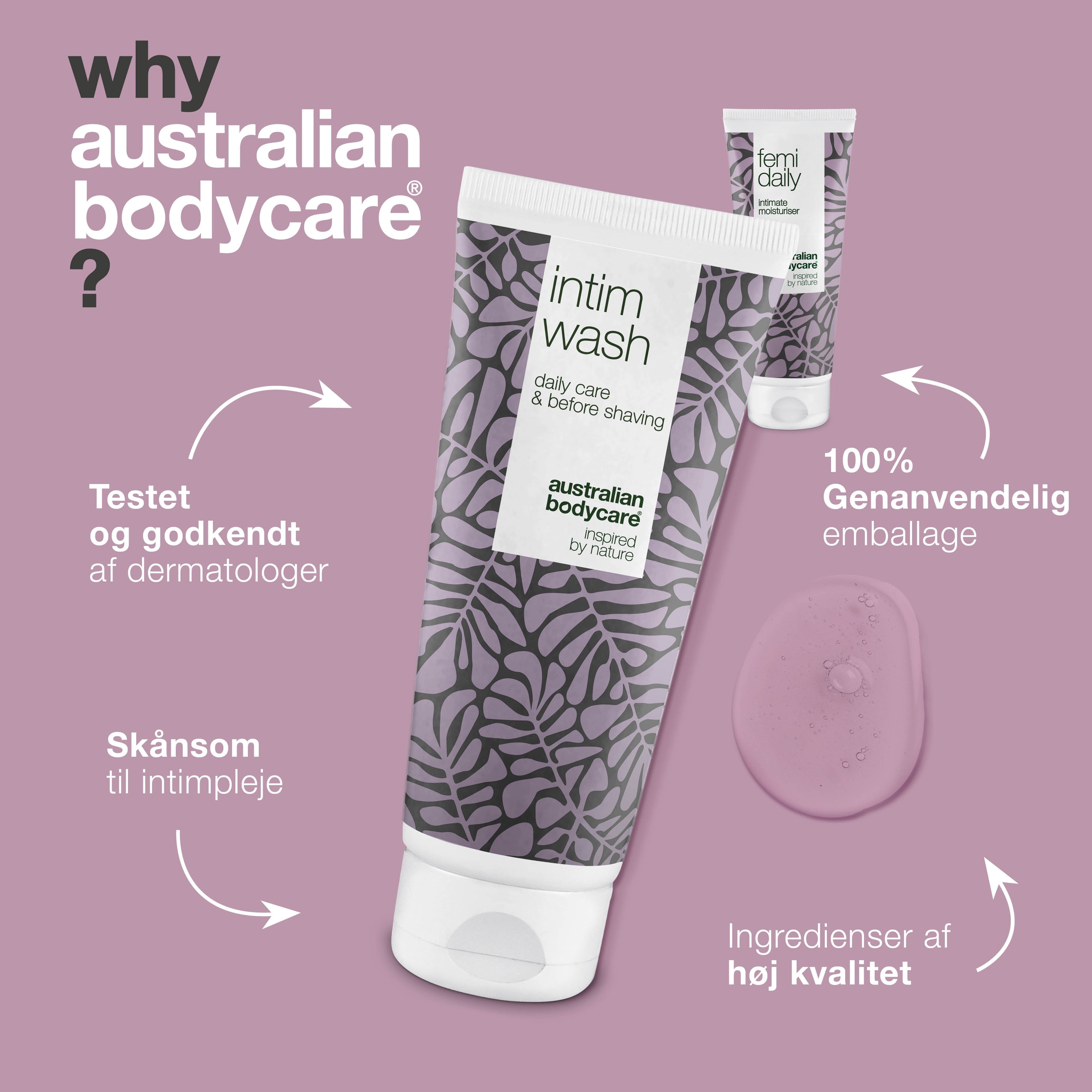 Creme & Vask til pleje ved Analkløe — 2 produkter til pleje af kløe ved endetarmen