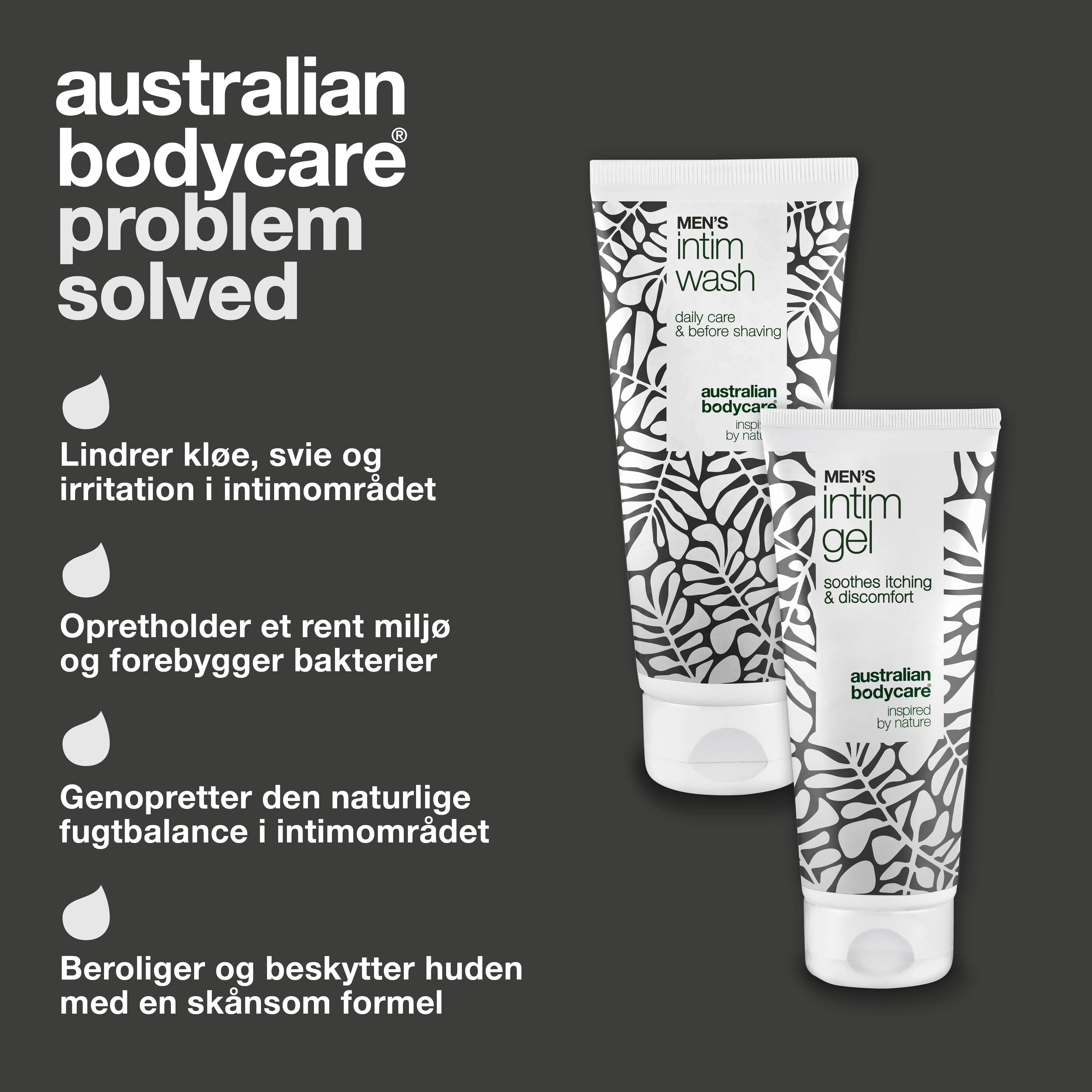 Gel & Sæbe mod kløe og irritation — Mod kløe ved penis, i skridtet og lysken