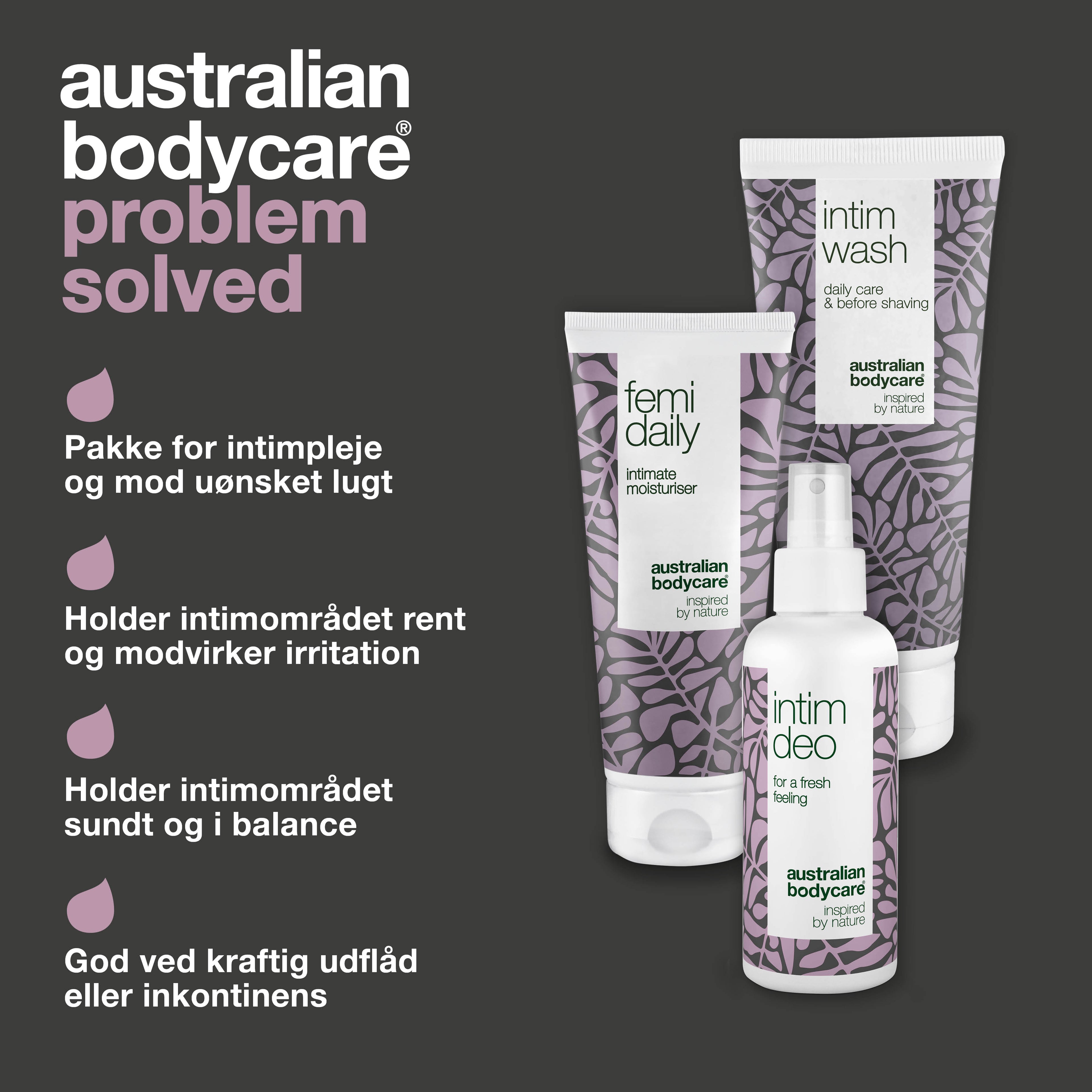 3 produkter mod uønsket lugt fra underliv — 3 intimprodukter mod lugt, kløe og svie i intimområdet