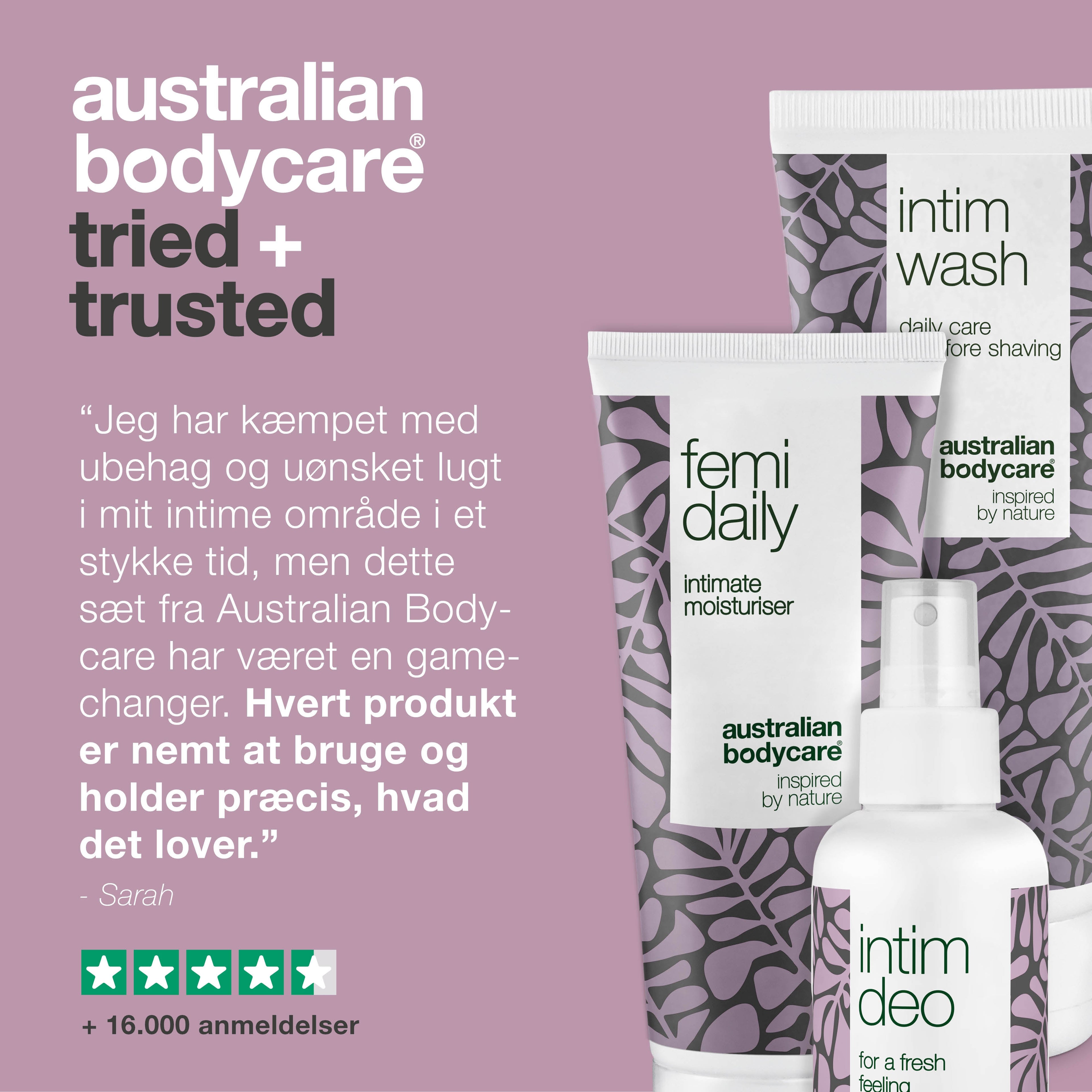 3 produkter mod uønsket lugt fra underliv — 3 intimprodukter mod lugt, kløe og svie i intimområdet