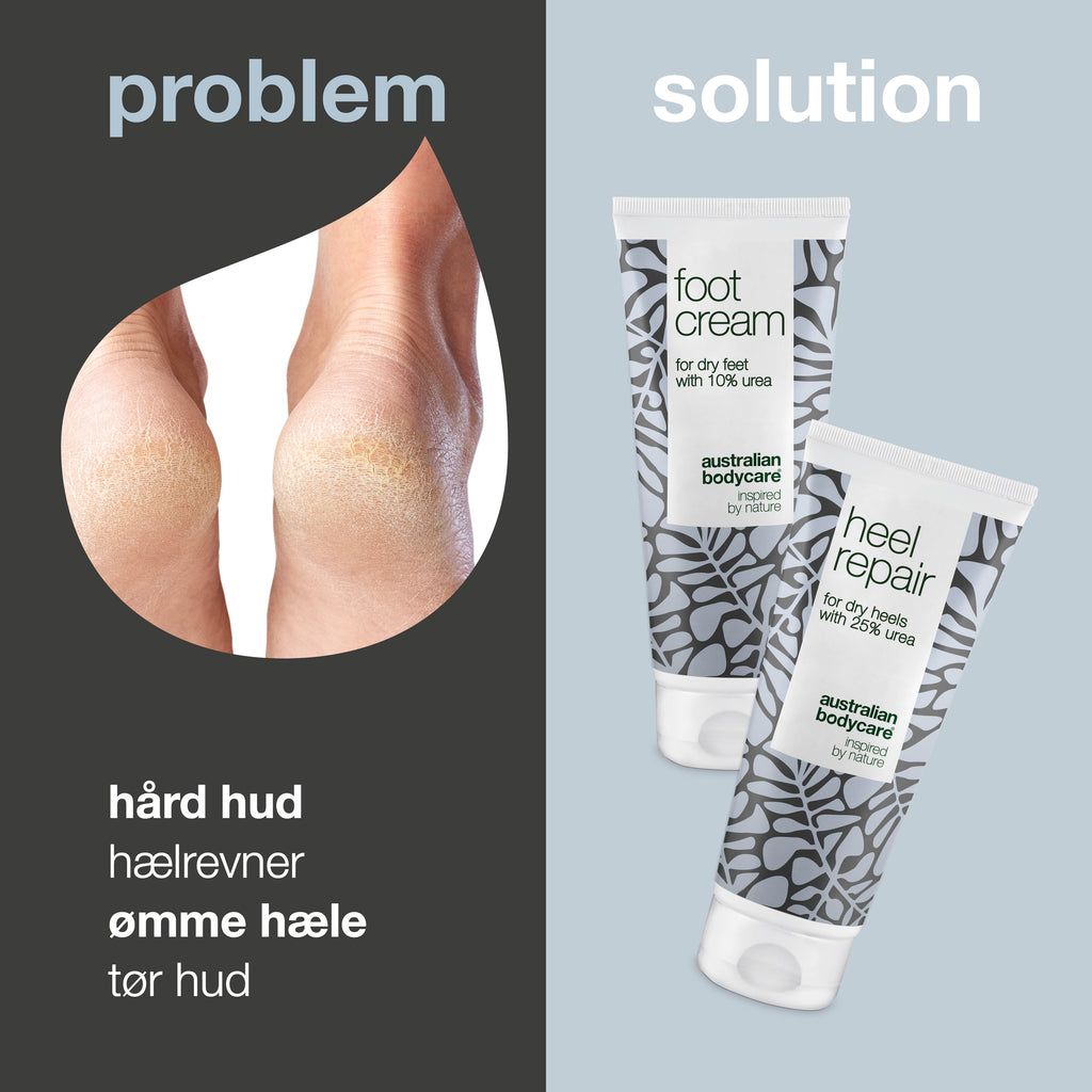 Pakke til hård hud på hælen og fødderne