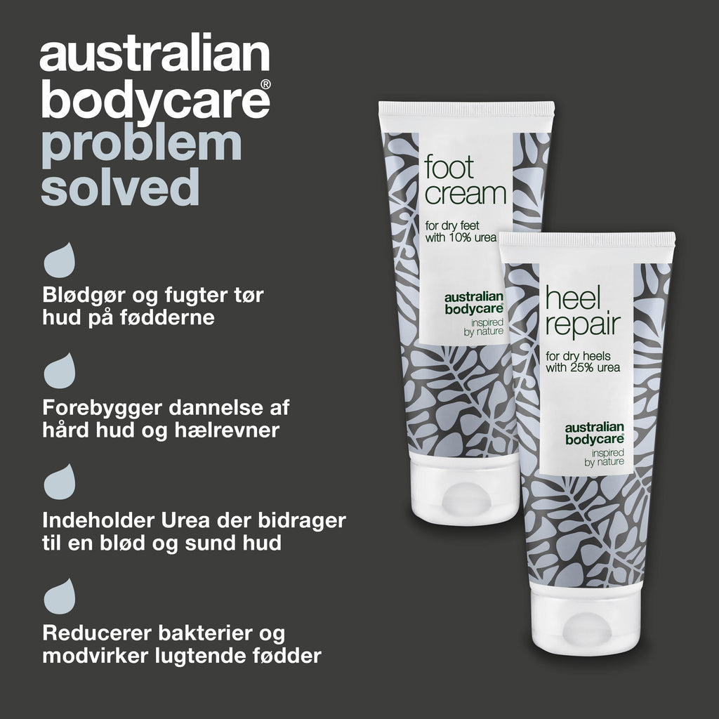 Pakke til hård hud på hælen og fødderne
