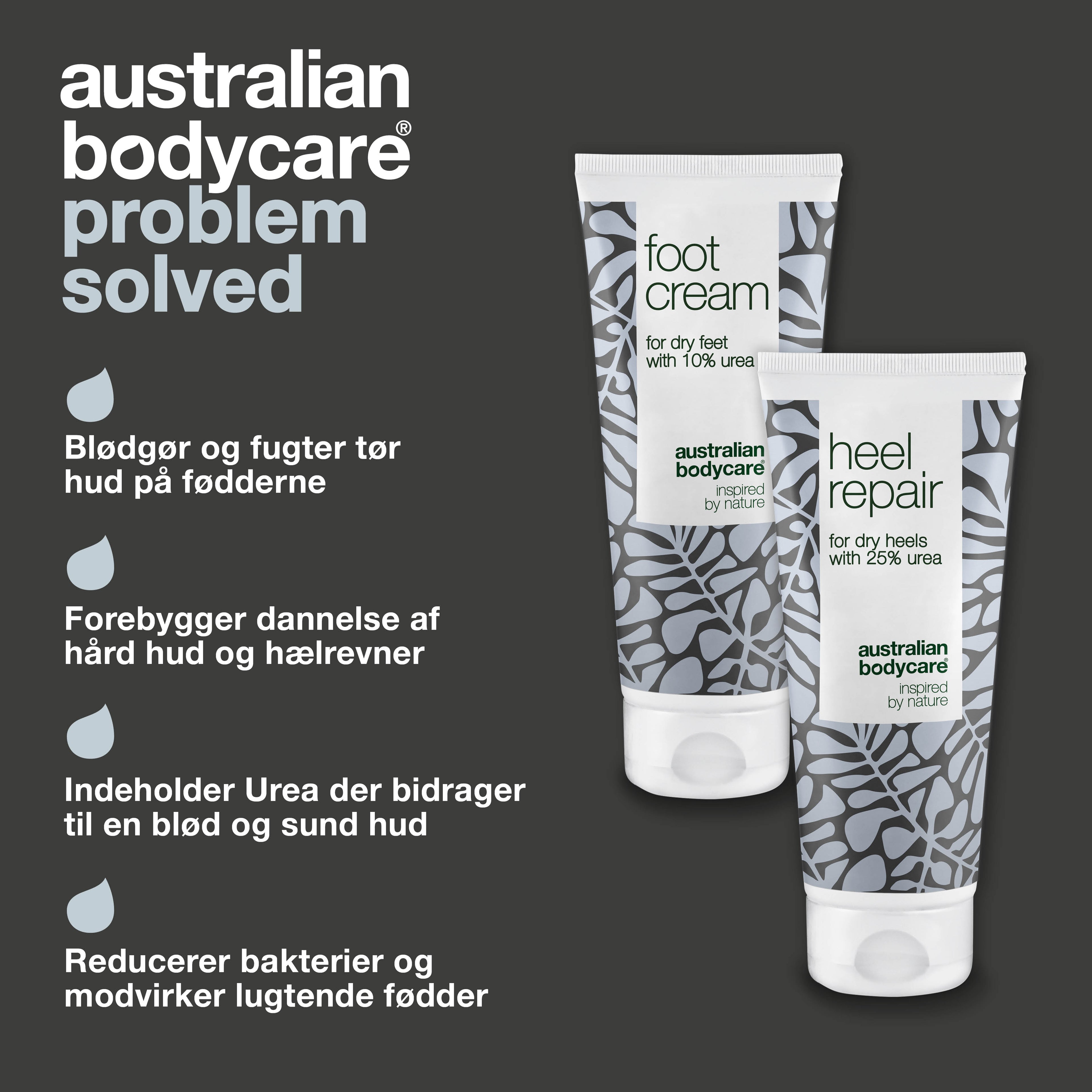 Pakke til hård hud på hælen og fødderne