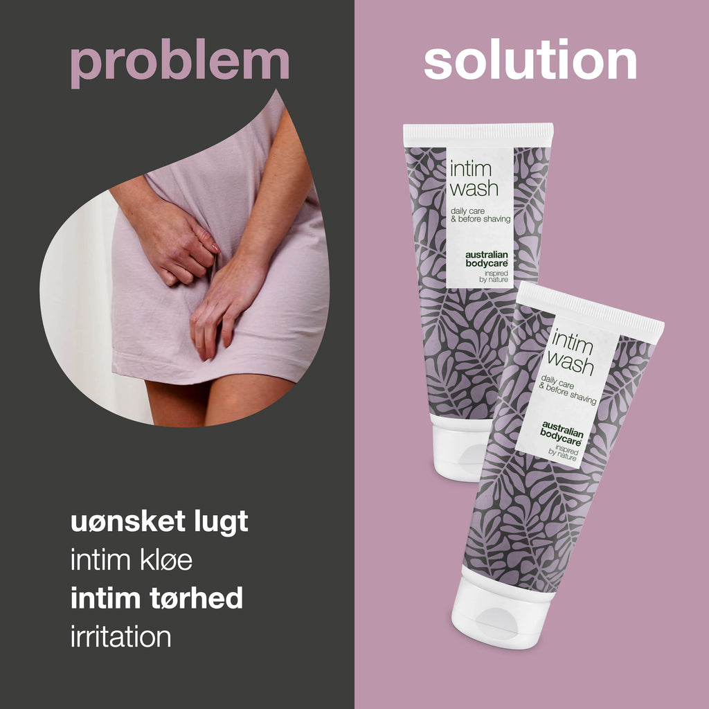 2 stk. Intimsæbe til daglig vask og intimpleje — Intim sæbe mod lugt, svie eller kløe i intimområdet