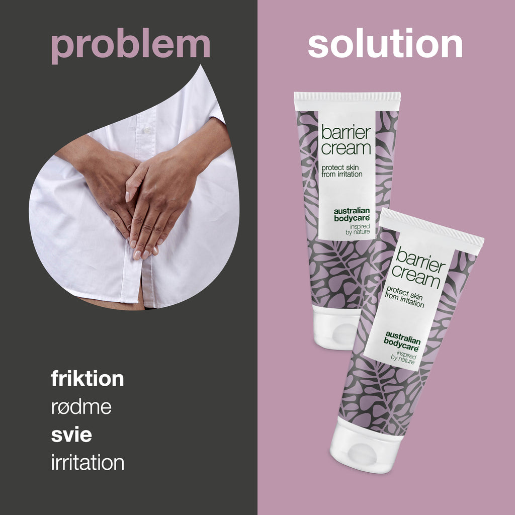 2 stk. Intim Barrierecreme mod irritation — Beskytter intimområdet mod svie, rødme, fugt og friktion