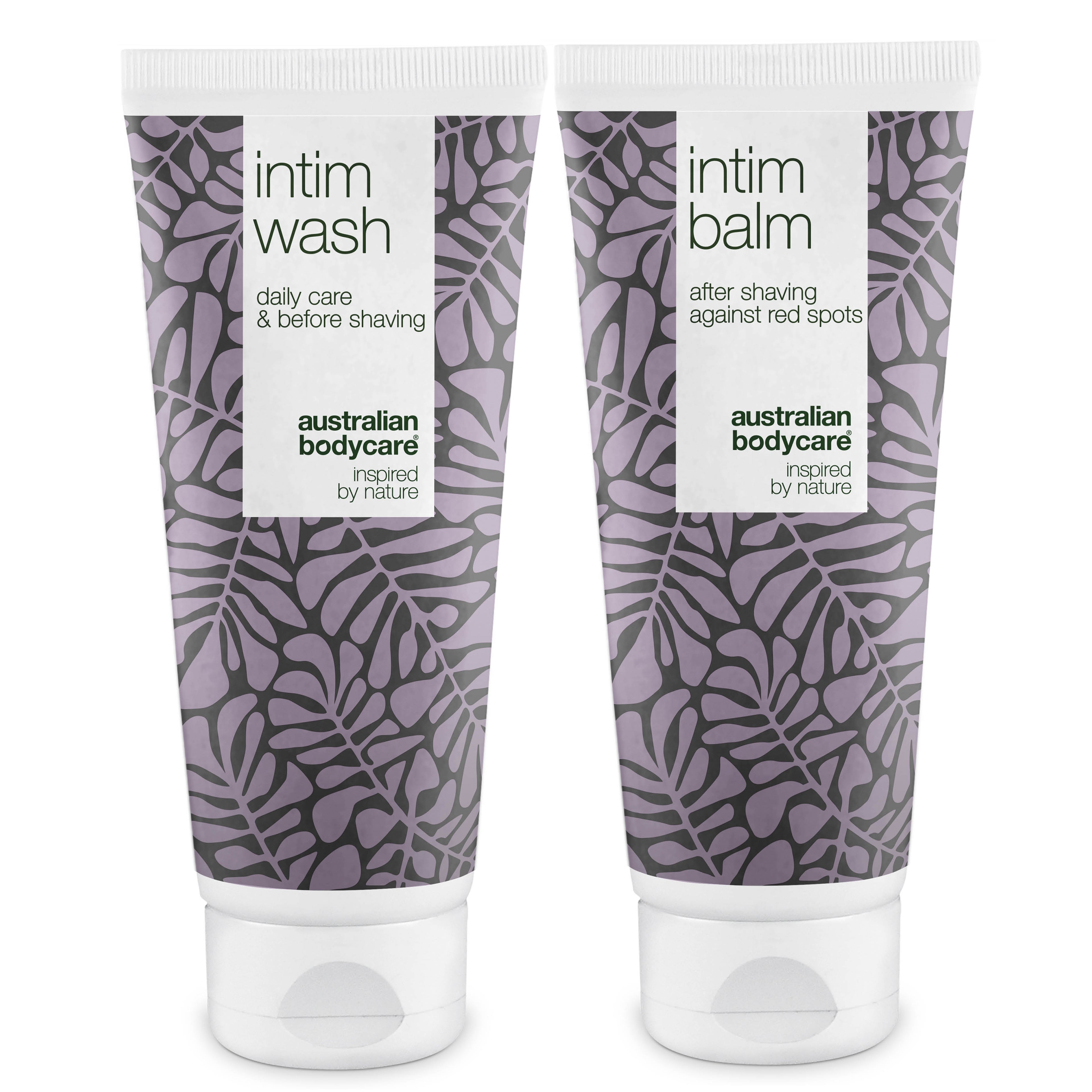 XL Sæt til intimbarbering uden røde knopper — Stor intim barbergel og aftershave balm mod indgroede hår