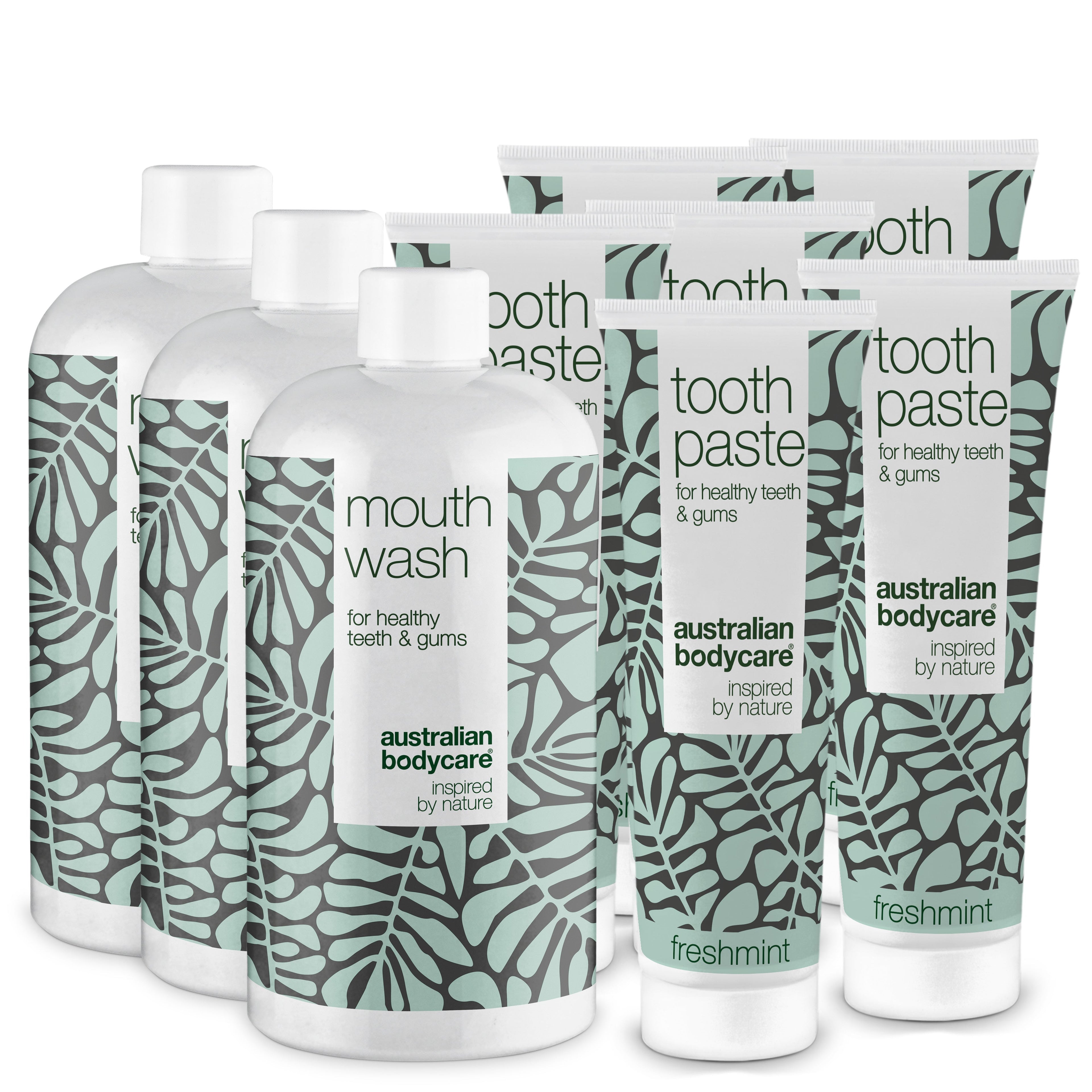 Daglig plejepakken til tunge, tandkød og tænder