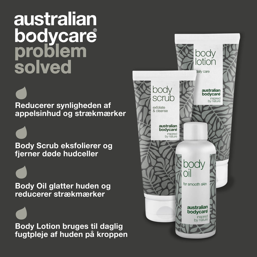 3-pak til strækmærker — 3 produkter til at reducere synligheden af strækmærker og ar