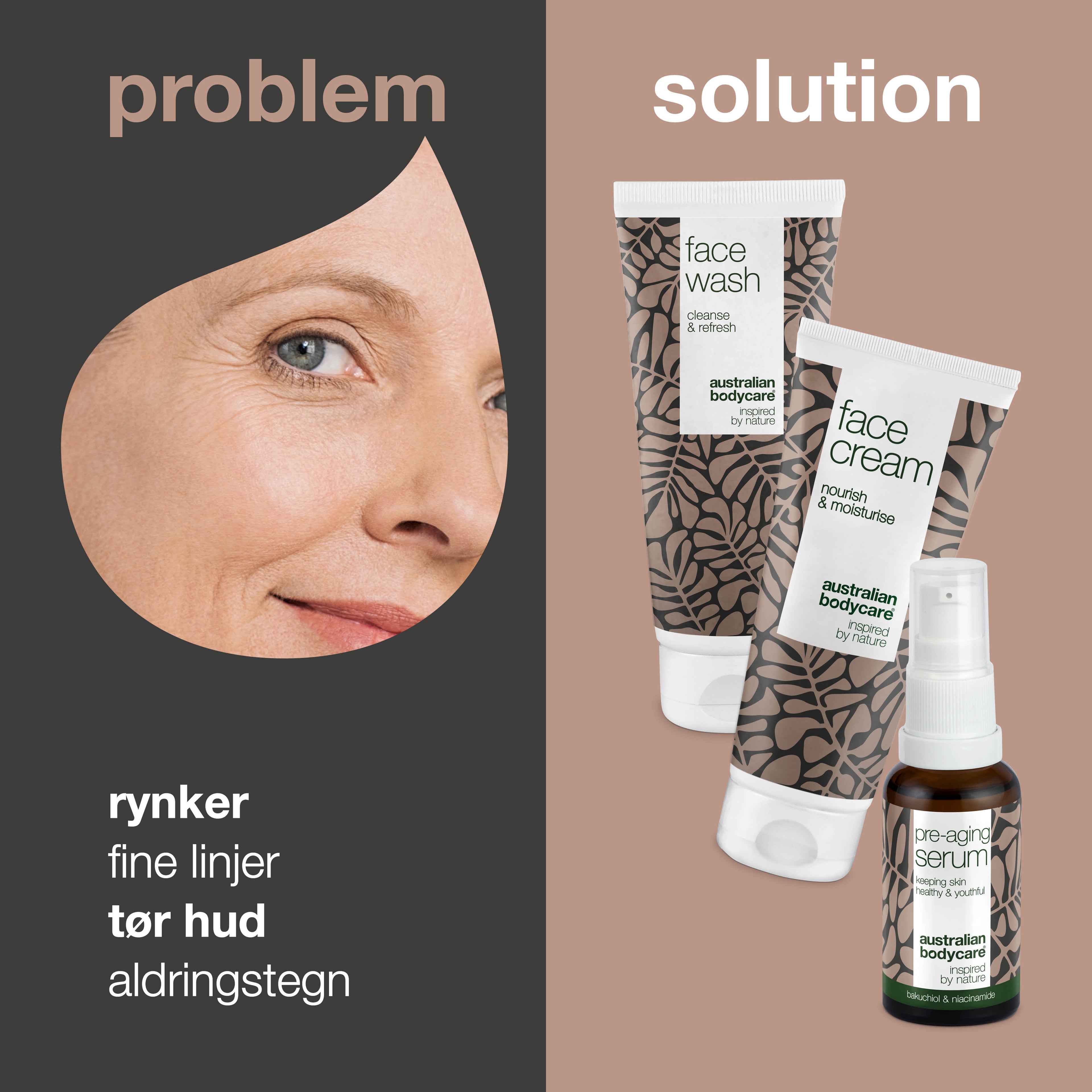 Pre-aging sæt til forebyggelse af rynker — 3 Anti Age produkter til ung hud til at forebygge rynker