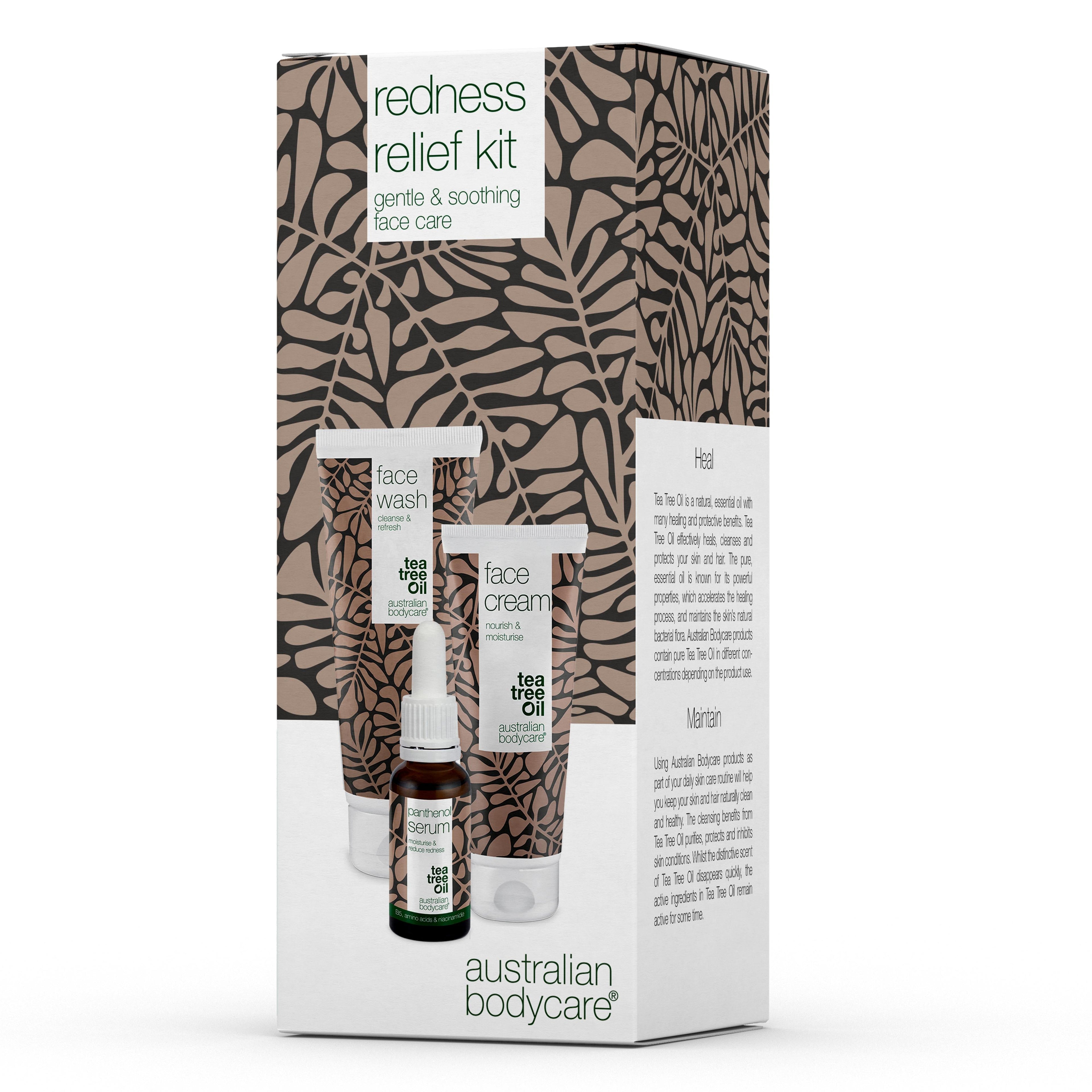 Sæt til pleje af rosacea, rødme & sensitiv hud — 3 beroligende produkter kan bruges ved rosacea: rens, B5 Serum & creme