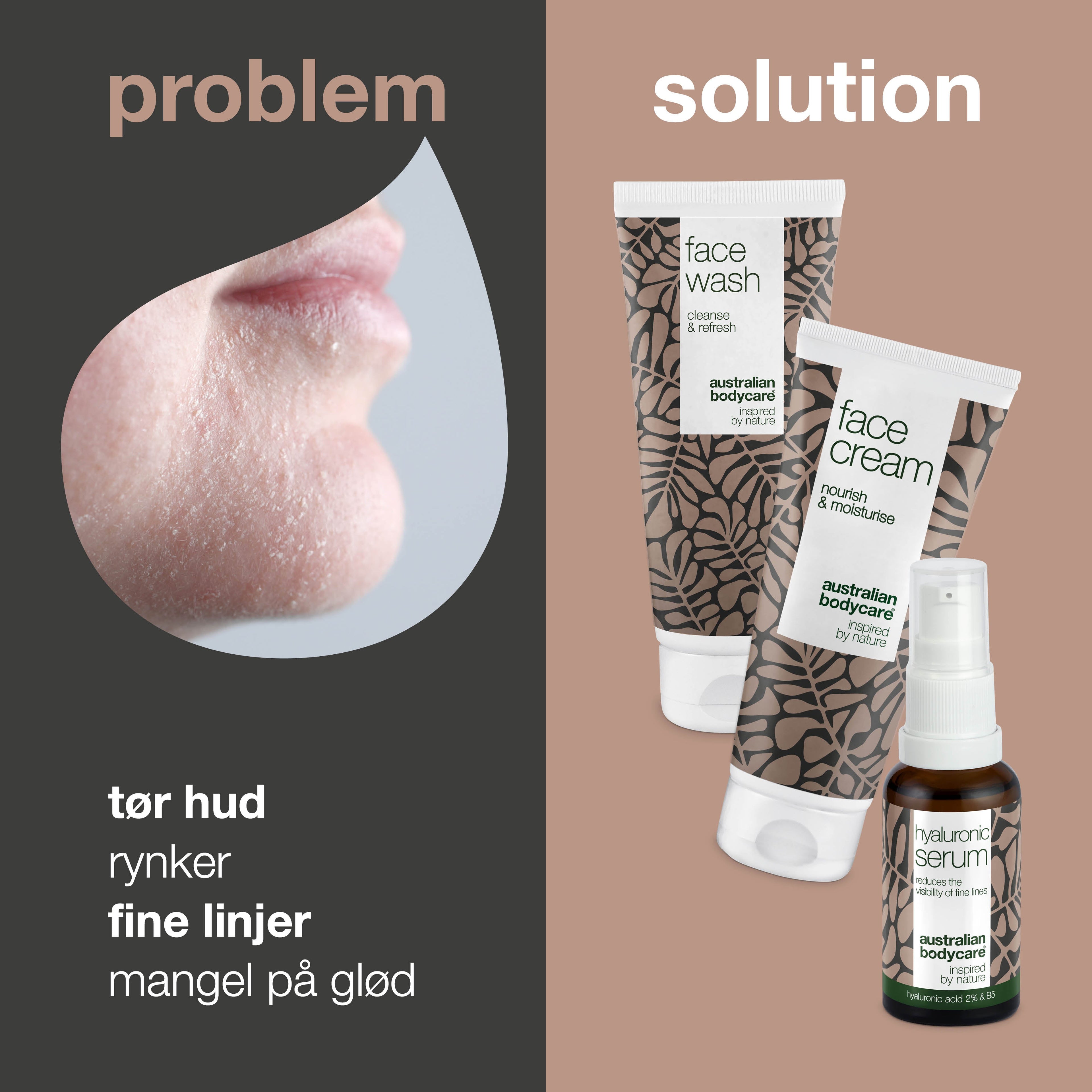 Hyaluronsyre Booster Sæt for glød & glat hud — 3 produkter for masser af glød og minimering af furer og fine linjer